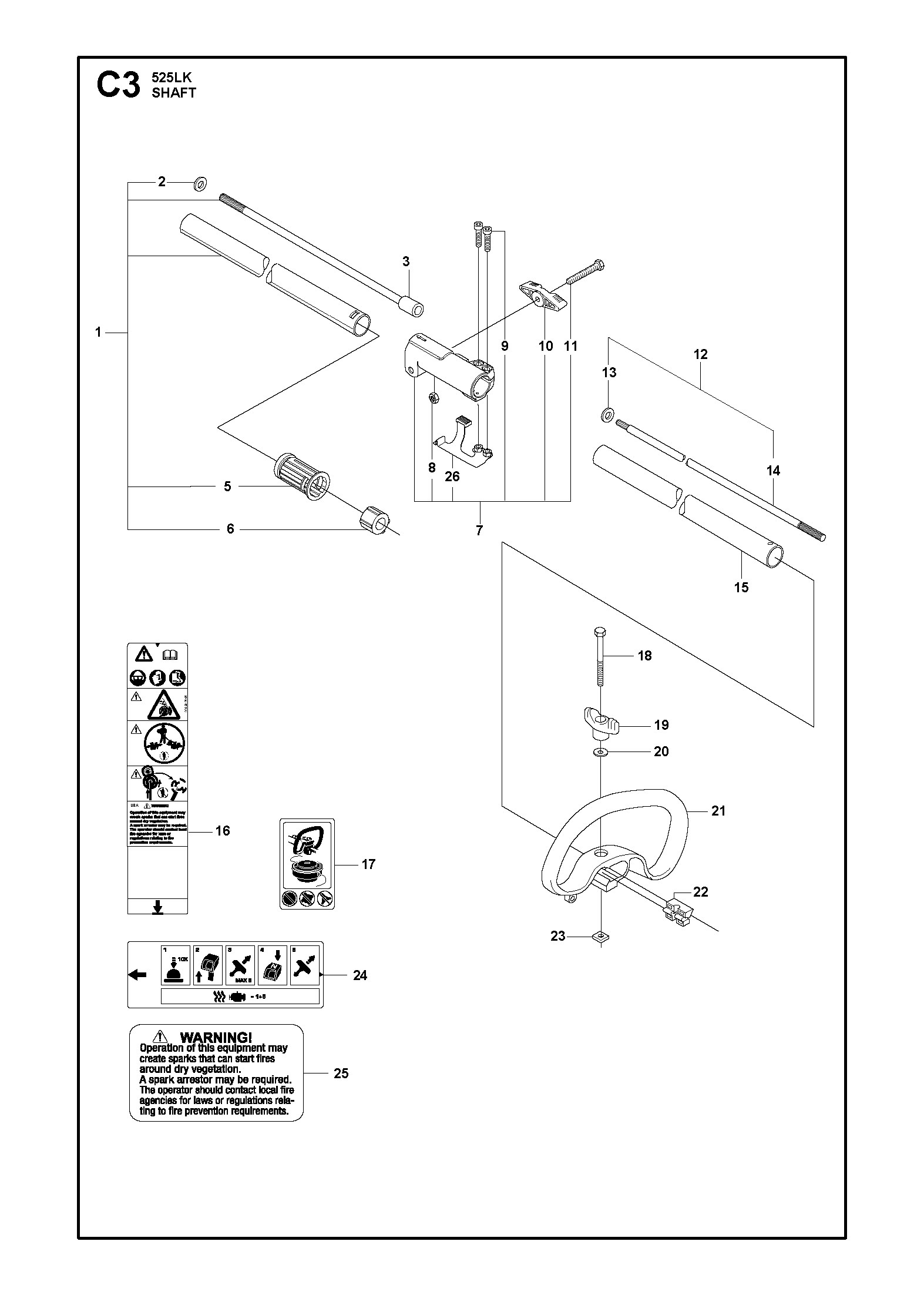 CHAIN BRAKE & CLUTCH COVER