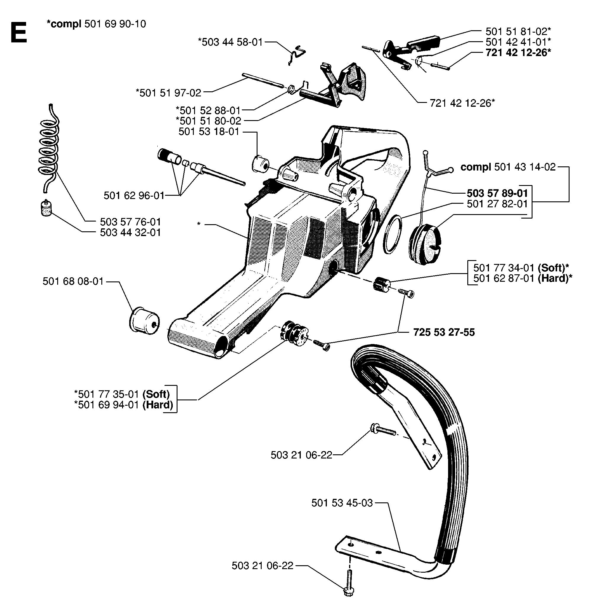 FUEL TANK & HANDLE