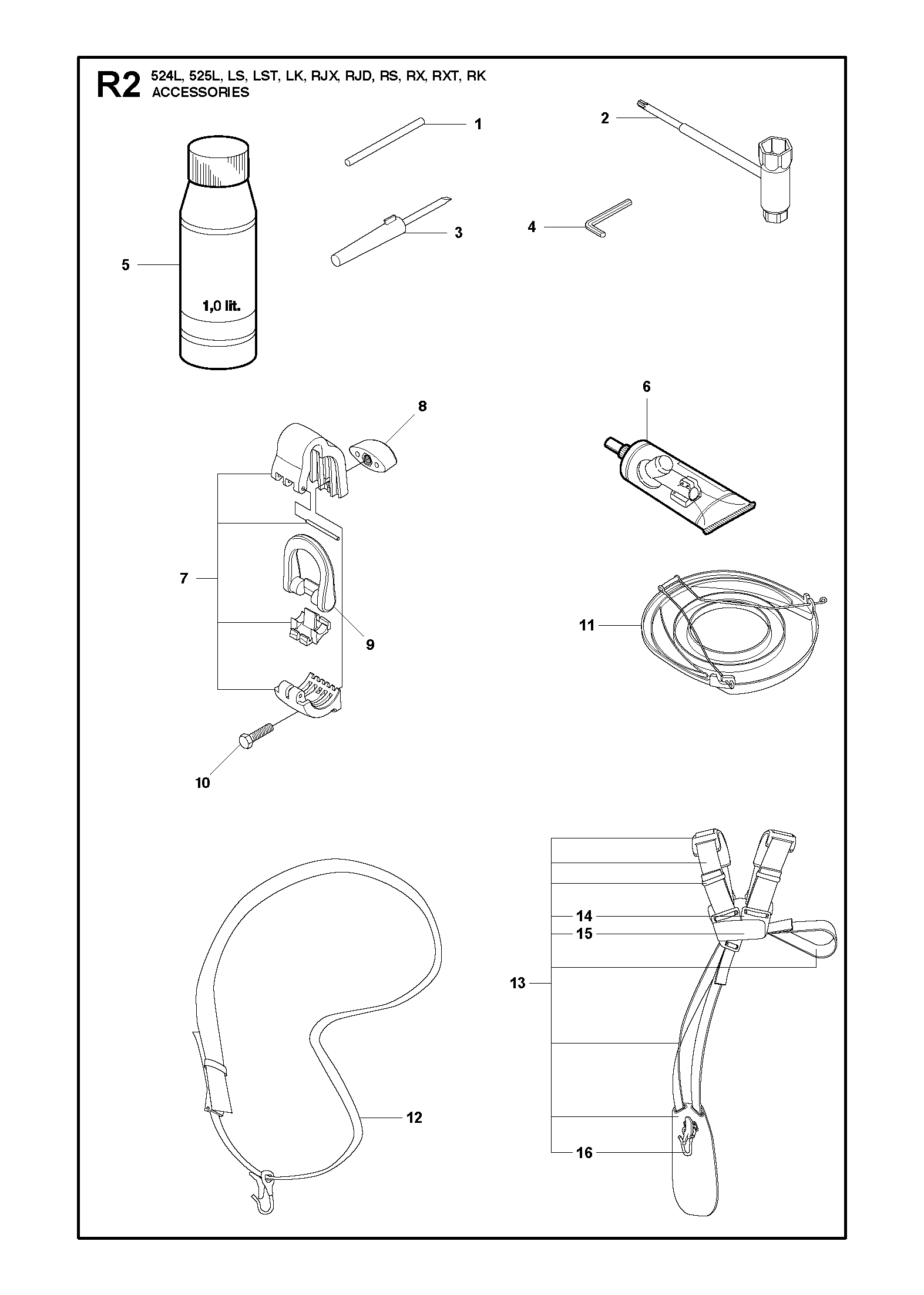 FUEL TANK & HANDLE