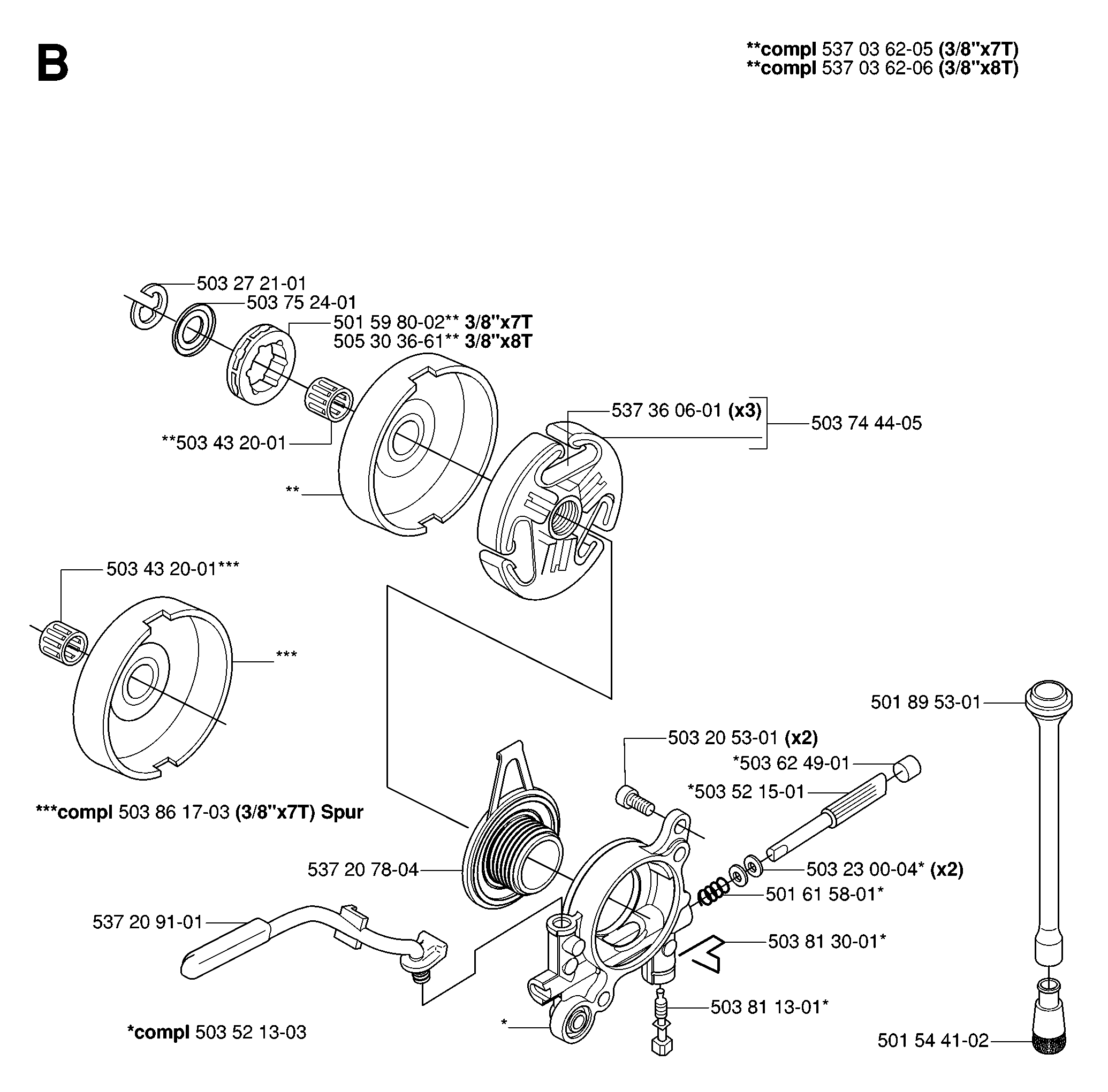 CLUTCH & OIL PUMP