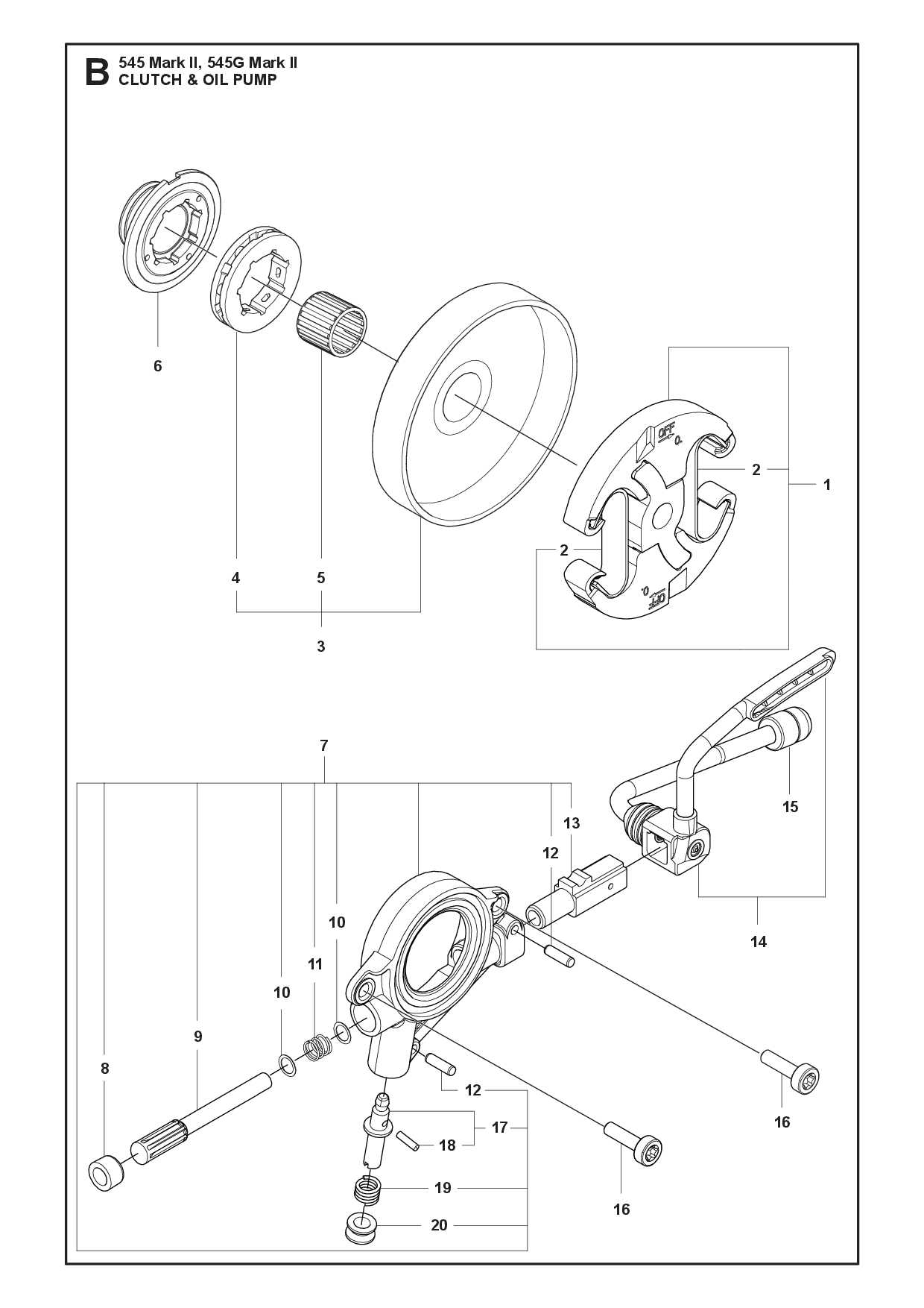 CLUTCH & OIL PUMP