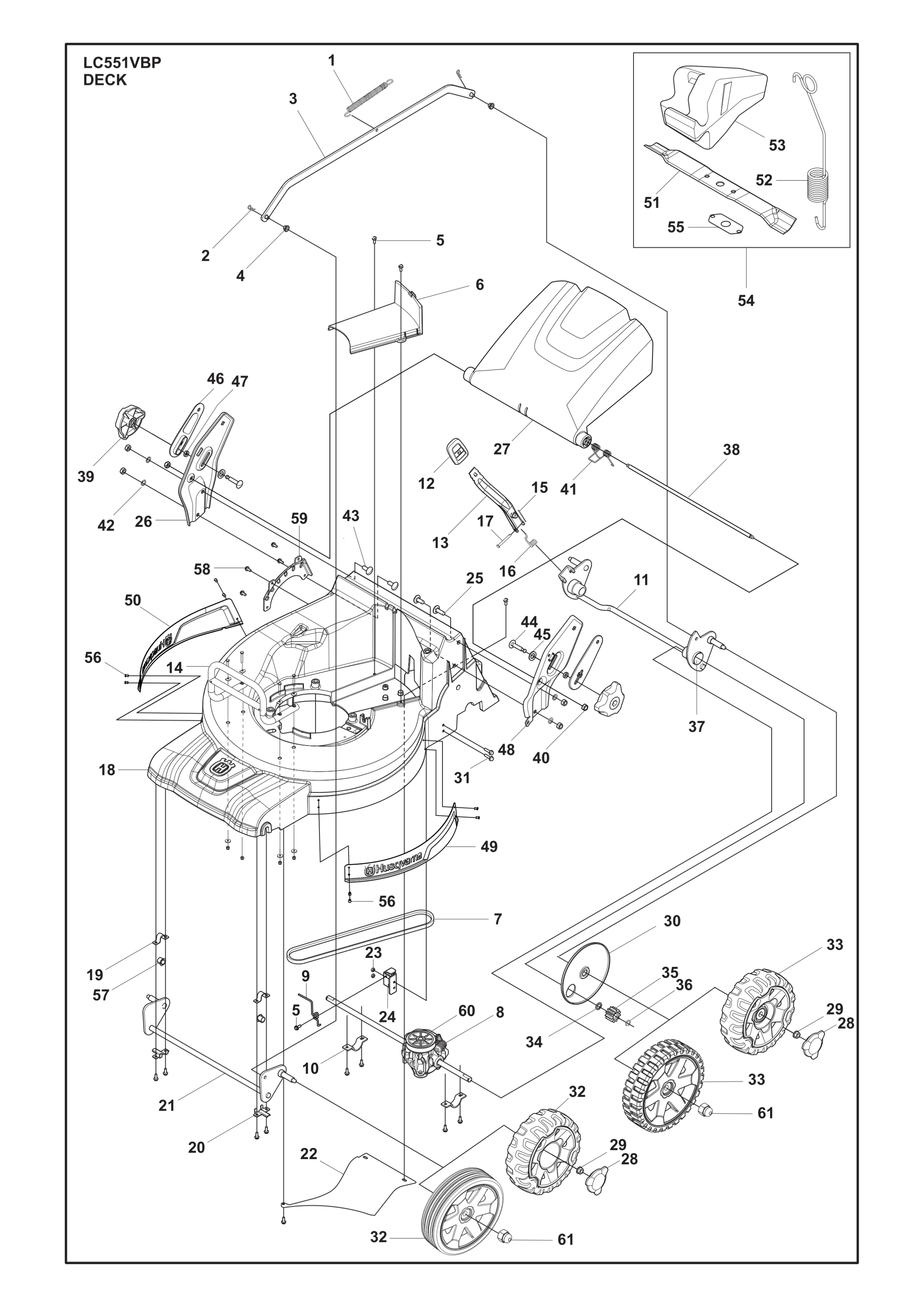MOWER DECK / CUTTING DECK