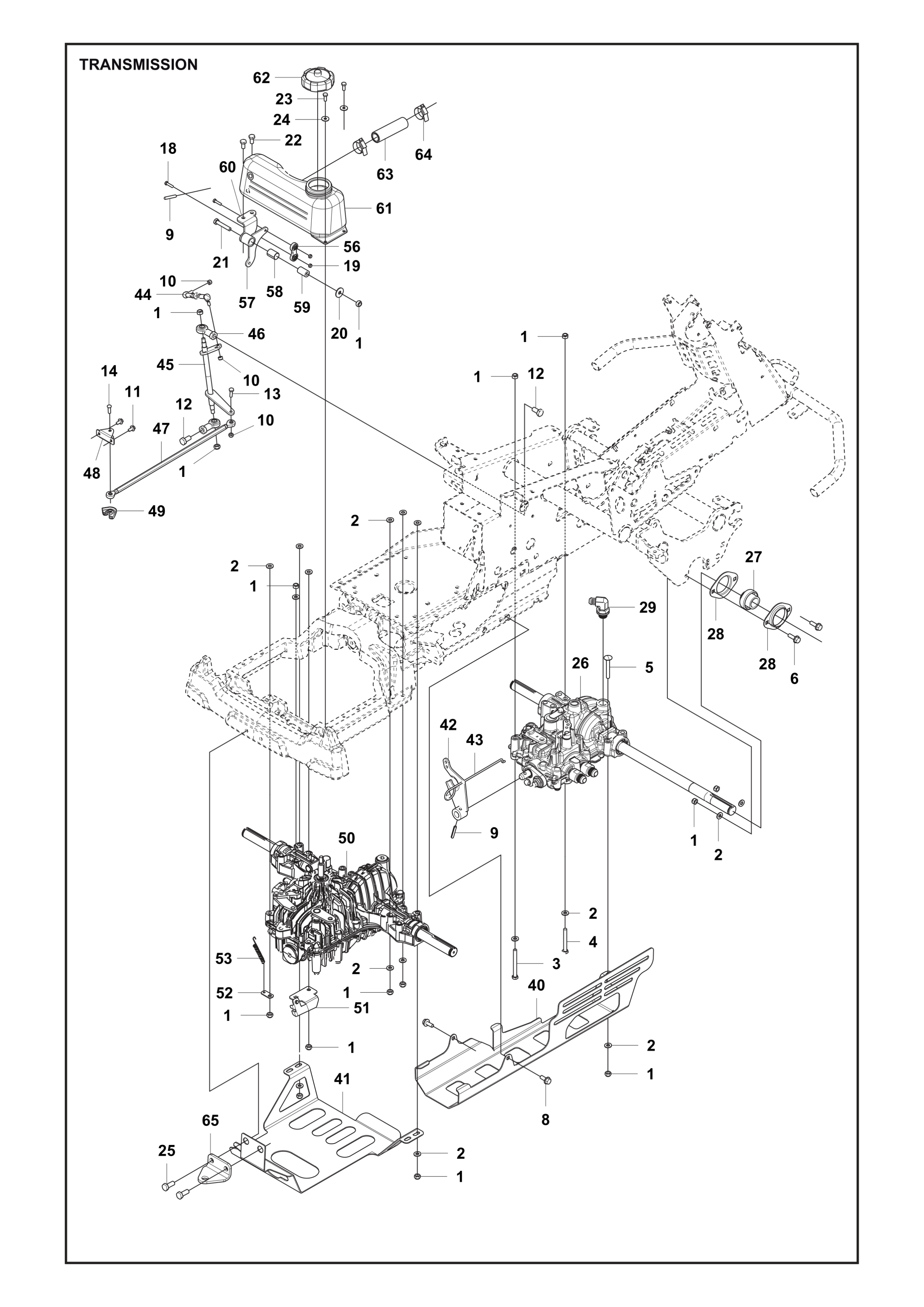 SET OF GASKETS