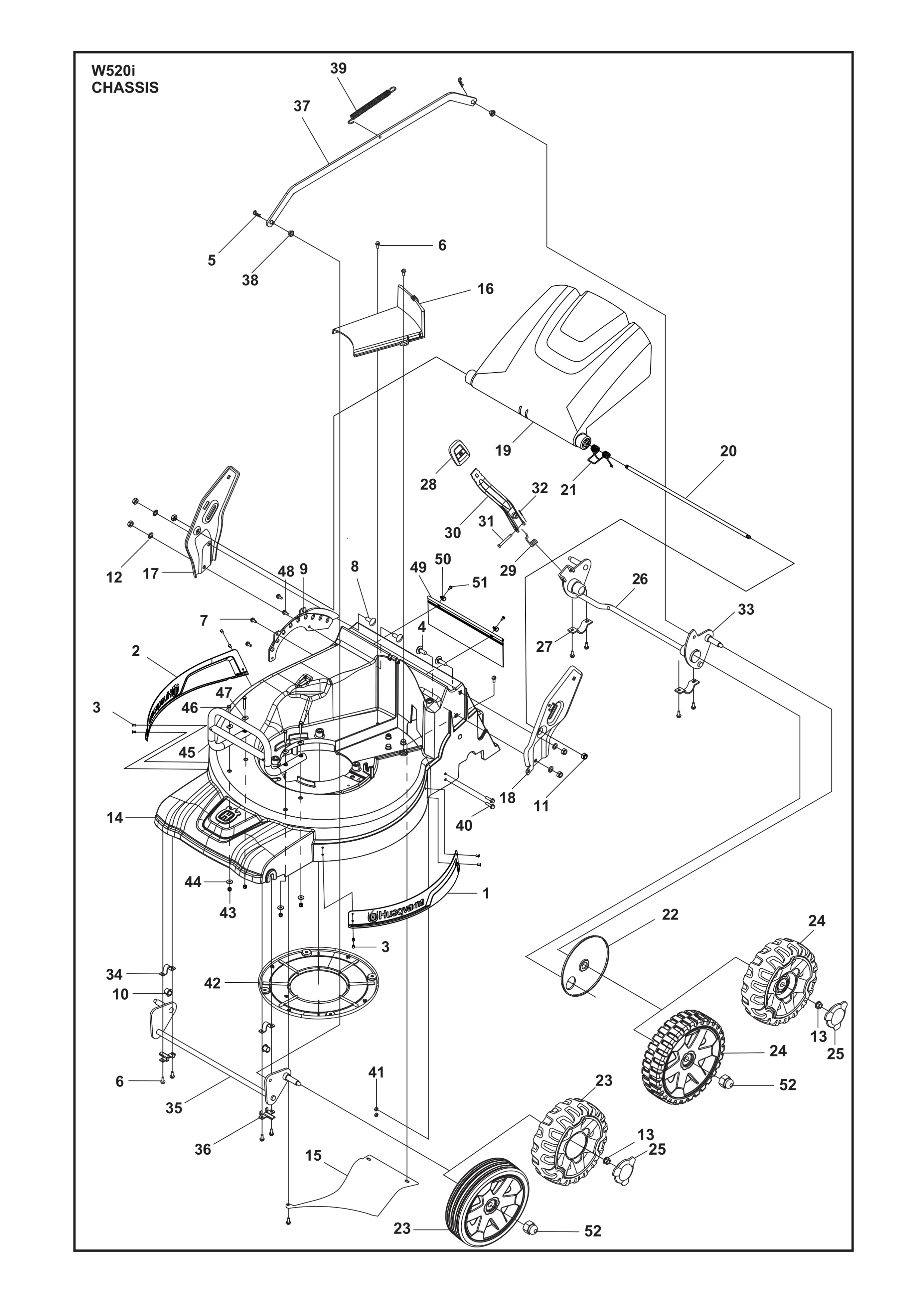 FUEL TANK & HANDLE