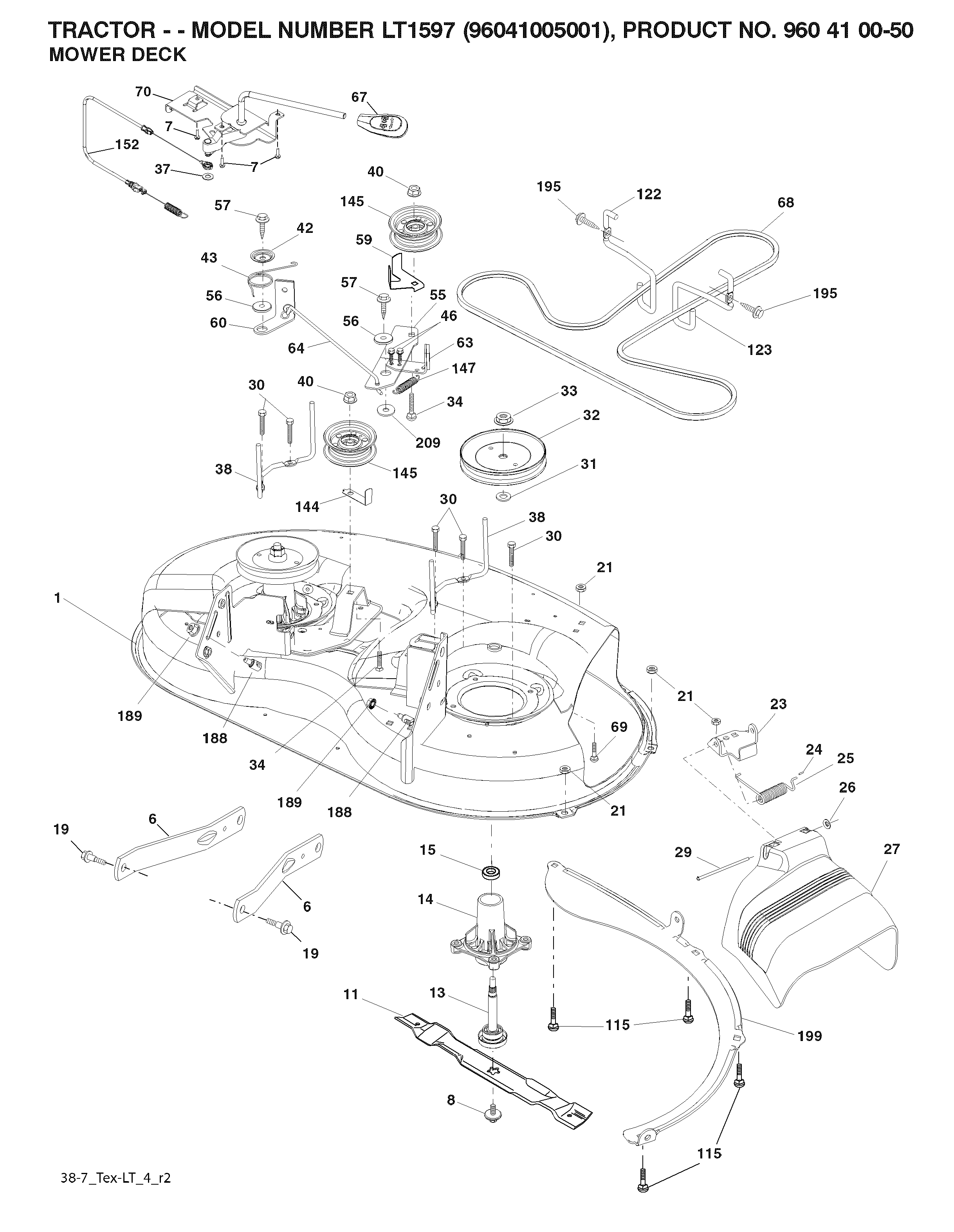 MOWER DECK / CUTTING DECK