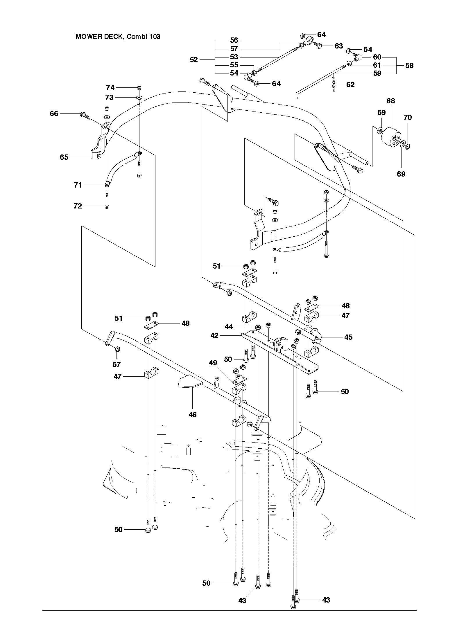 MOWER DECK / CUTTING DECK