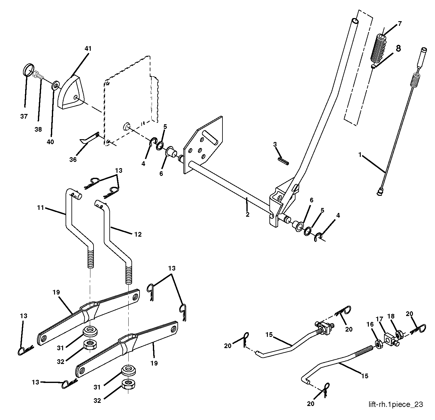 MOWER LIFT / DECK LIFT