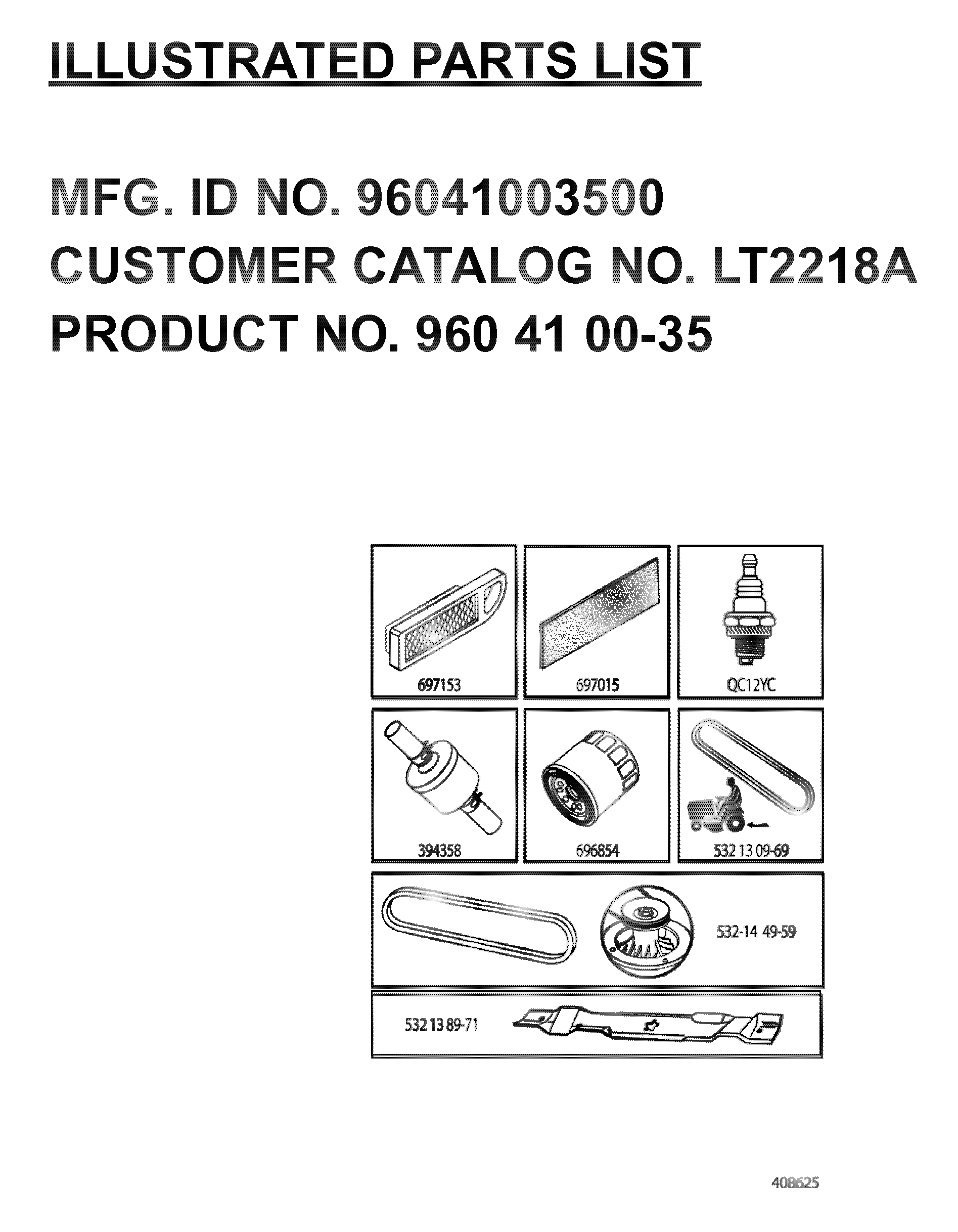 FREQUENTLY USED PARTS