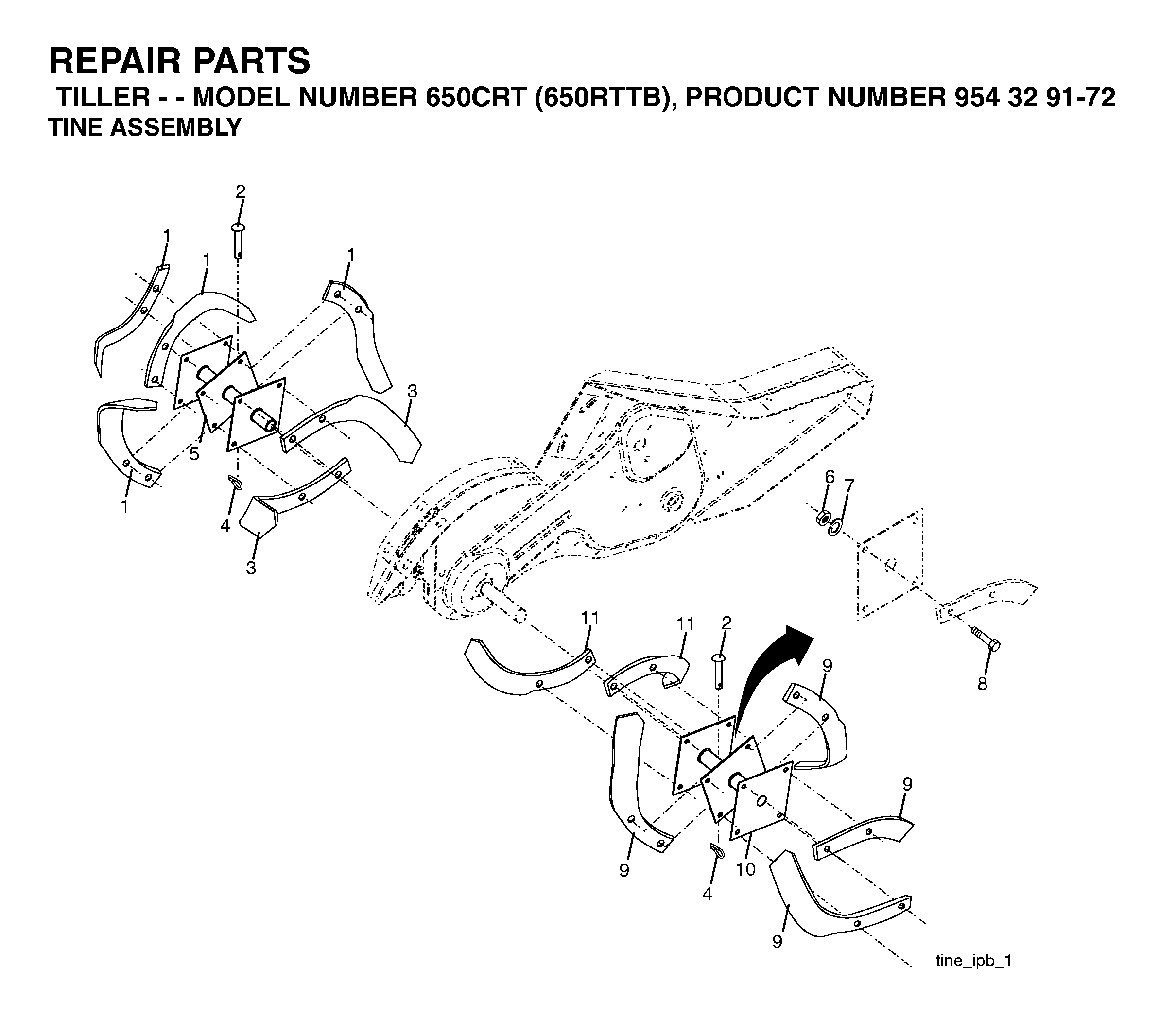 TINE ASSEMBLY