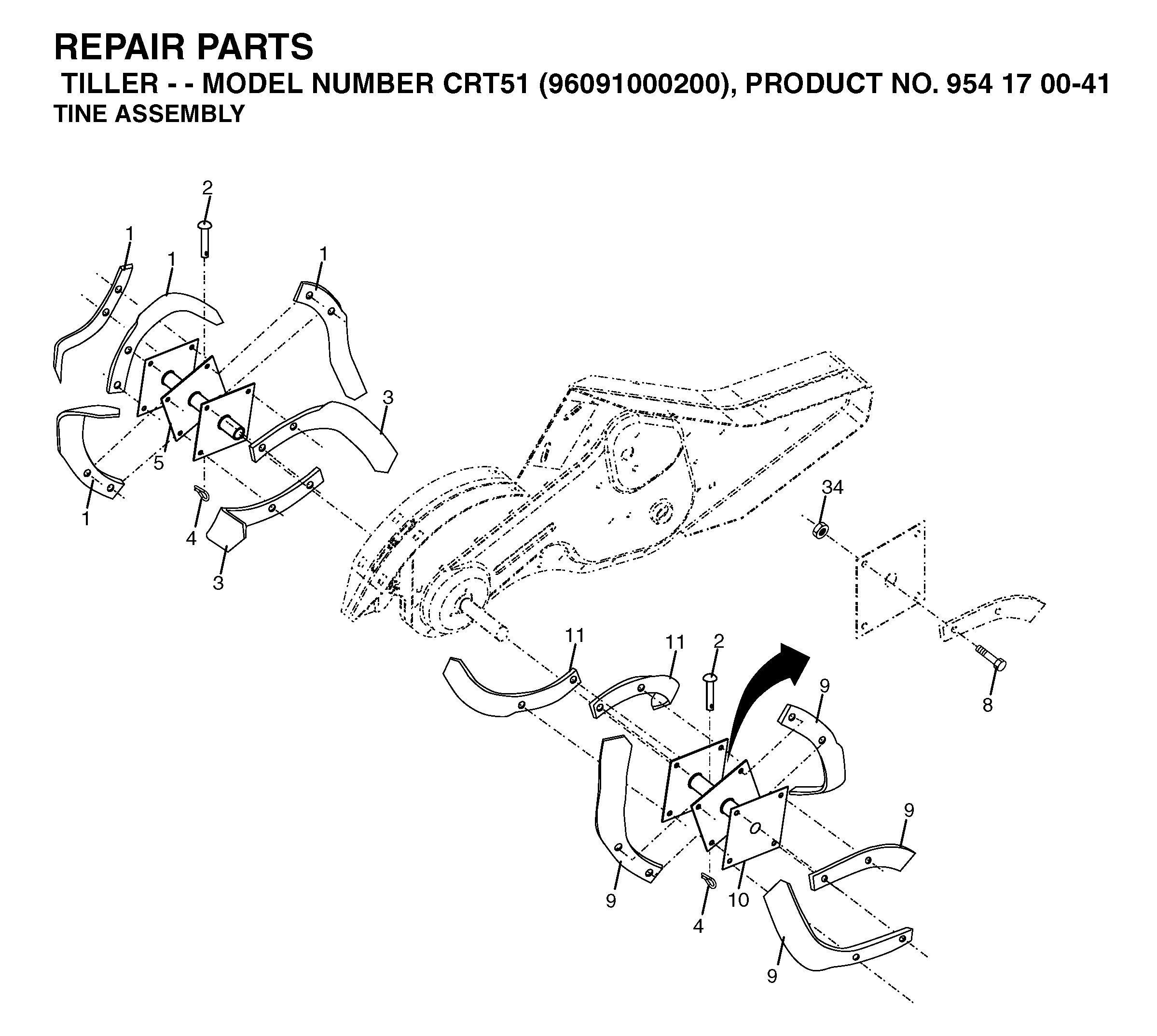 TINE ASSEMBLY