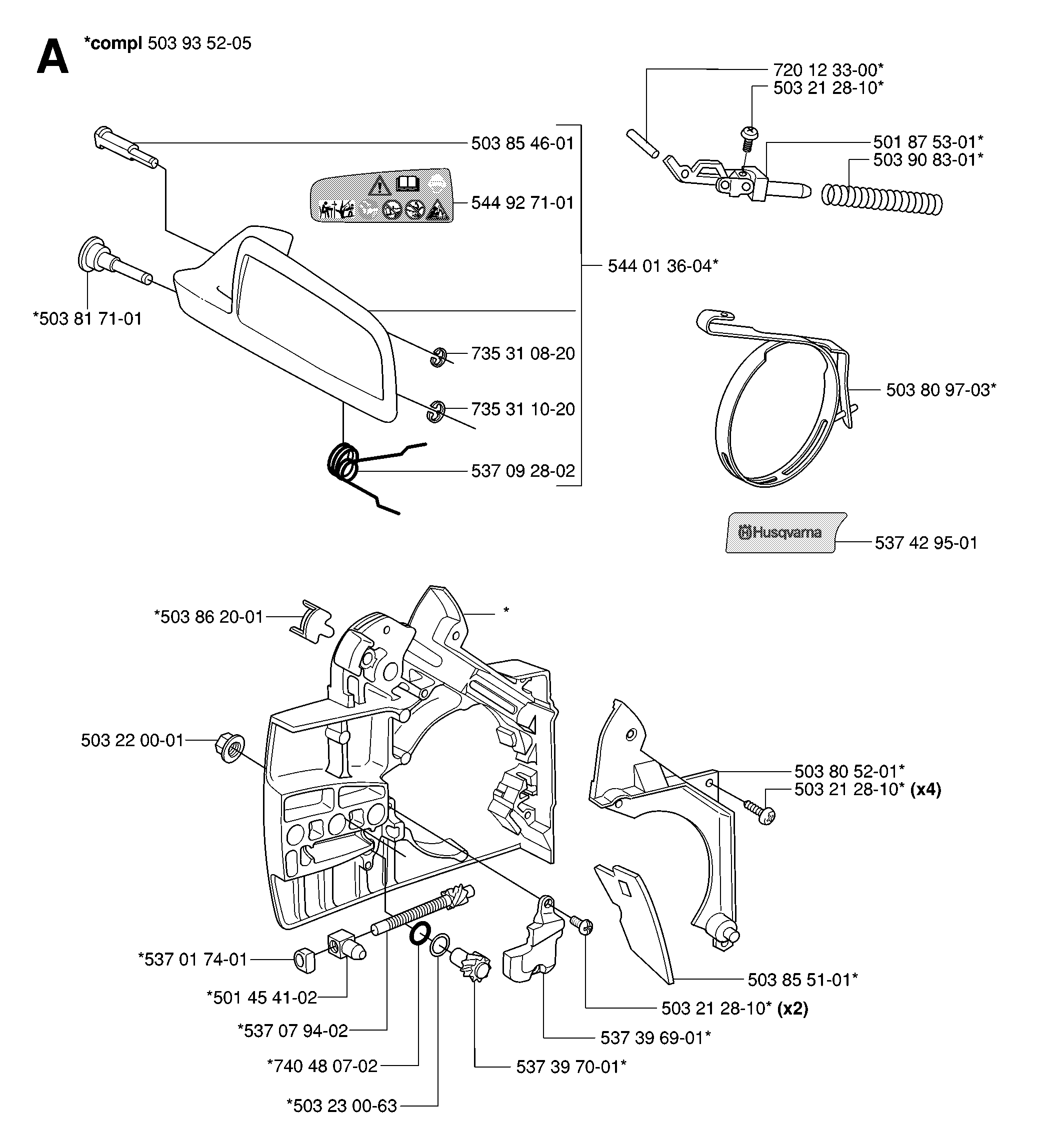 CHAIN BRAKE & CLUTCH COVER