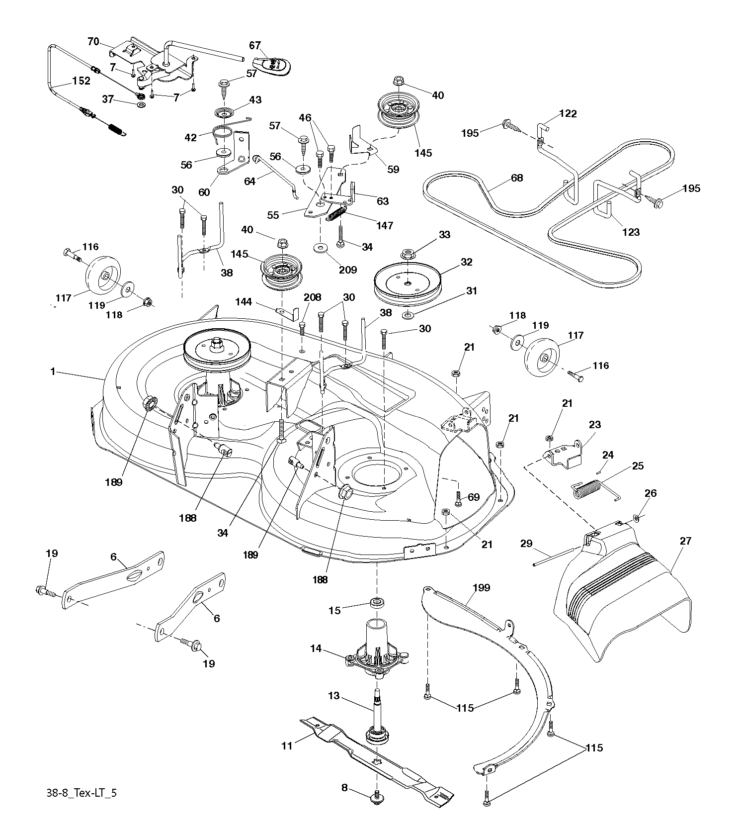 MOWER DECK / CUTTING DECK