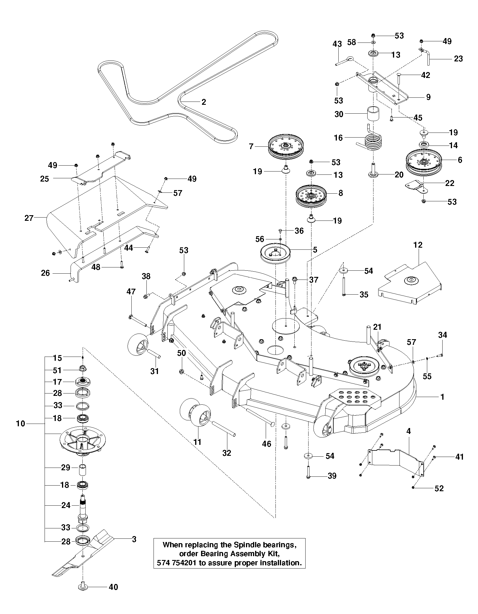 MOWER DECK / CUTTING DECK