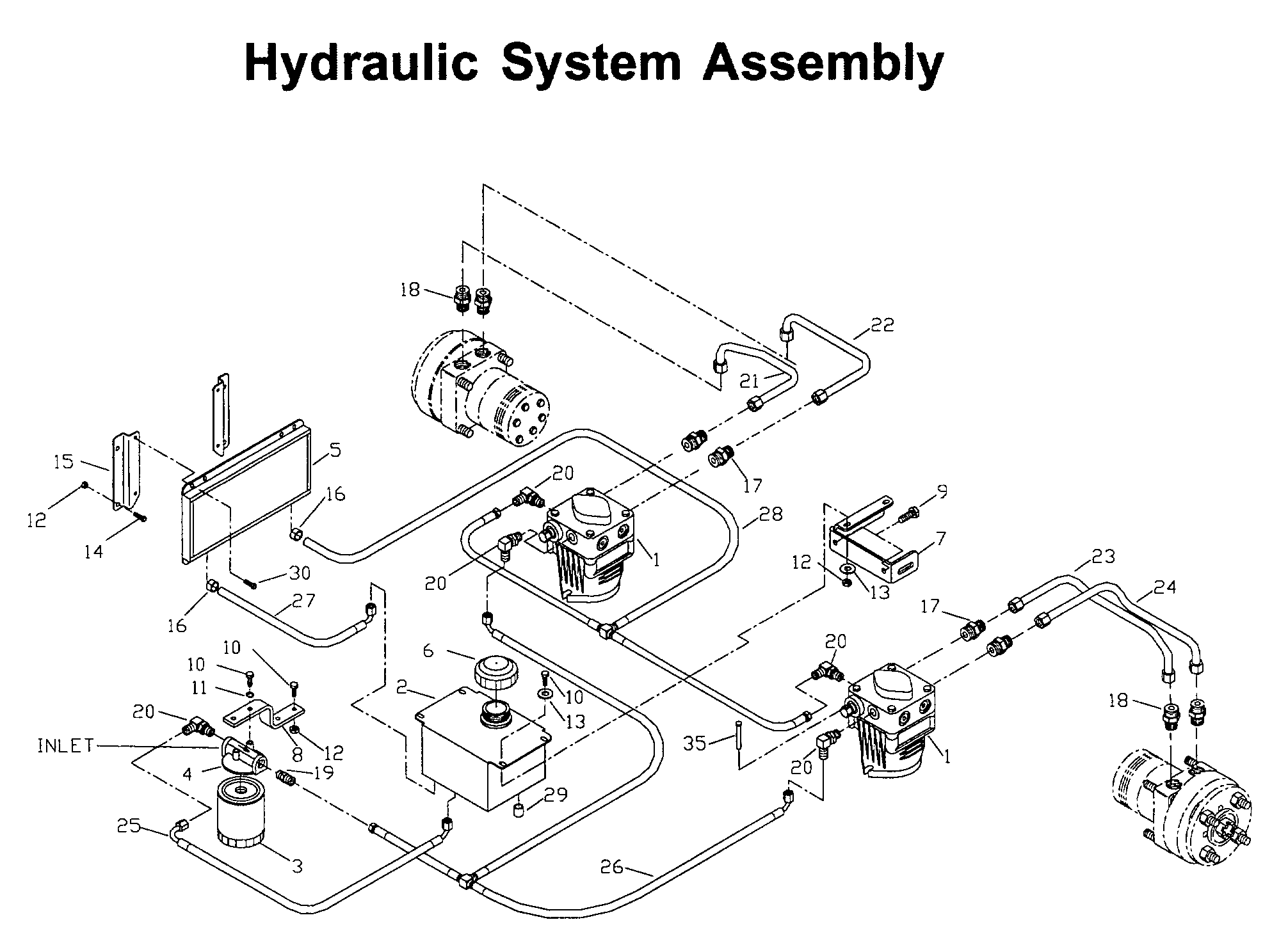 HYDRAULIC PUMP - MOTOR