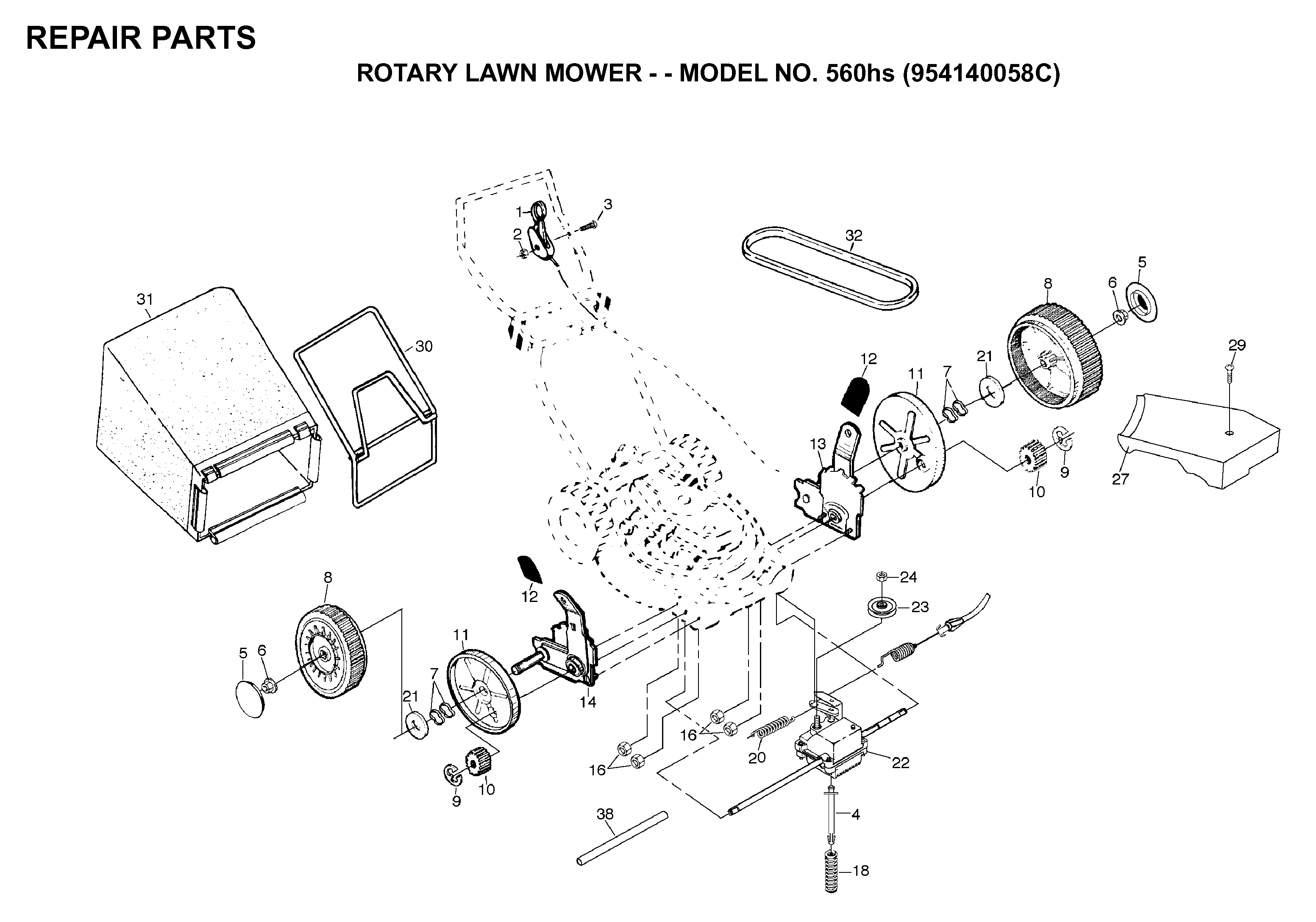 REPAIR PARTS