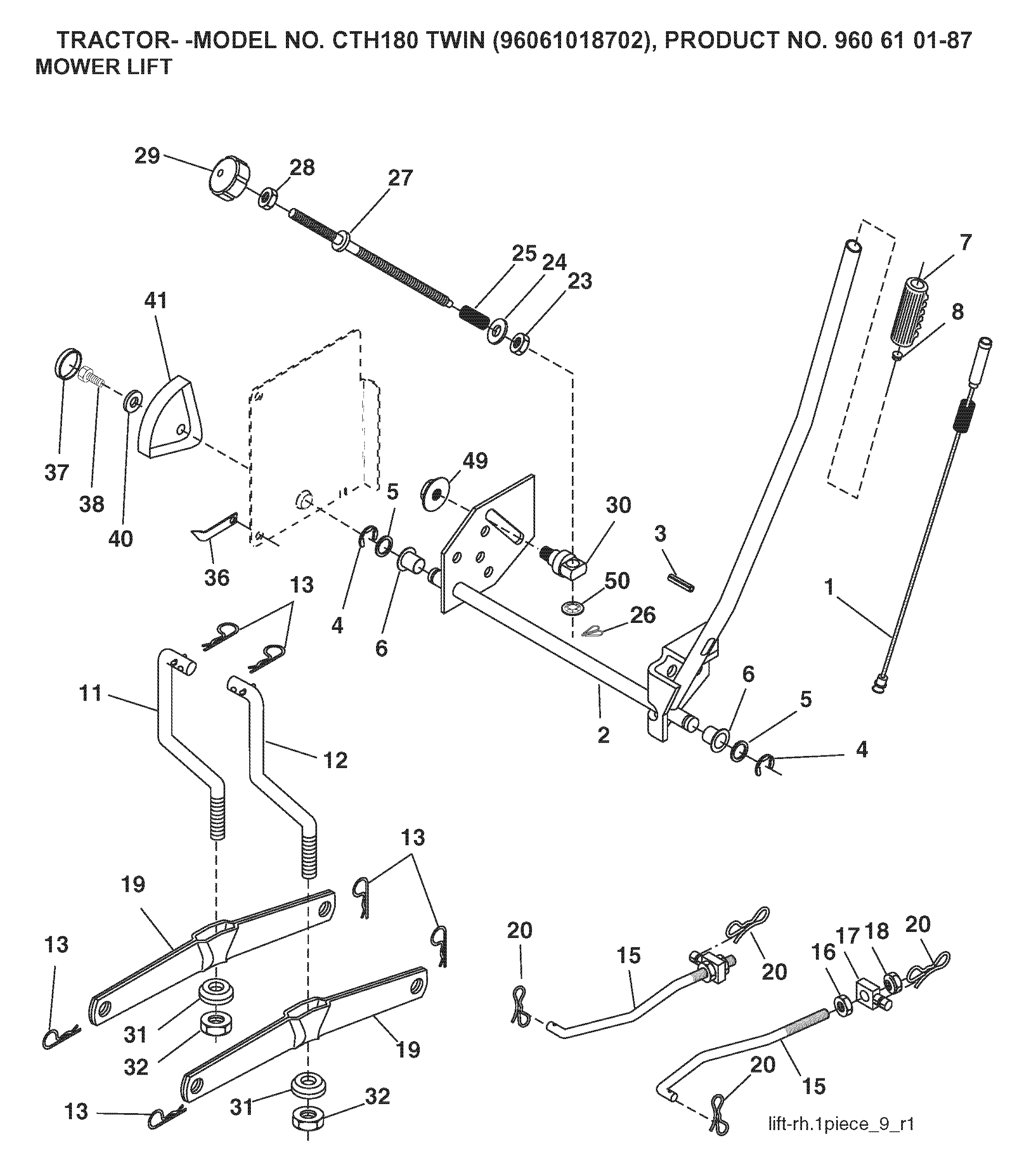 MOWER LIFT / DECK LIFT