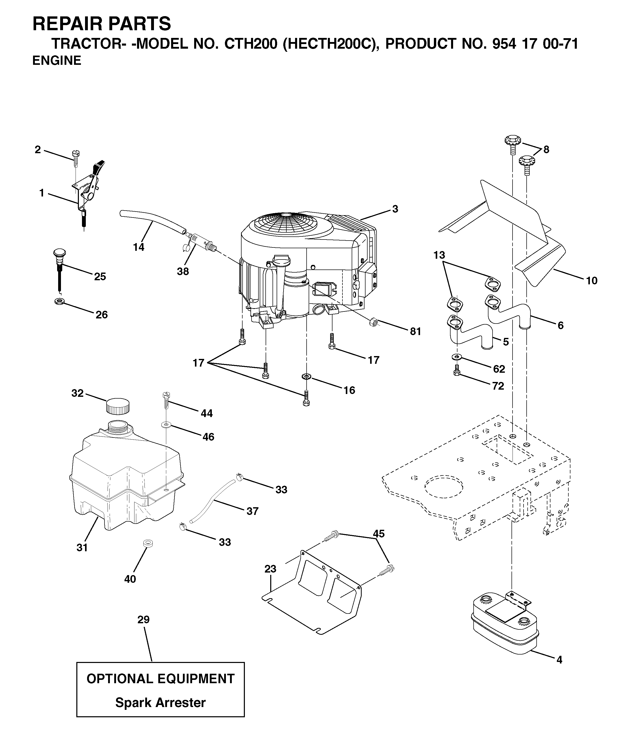 ENGINE & CUTTING EQUIPMENT