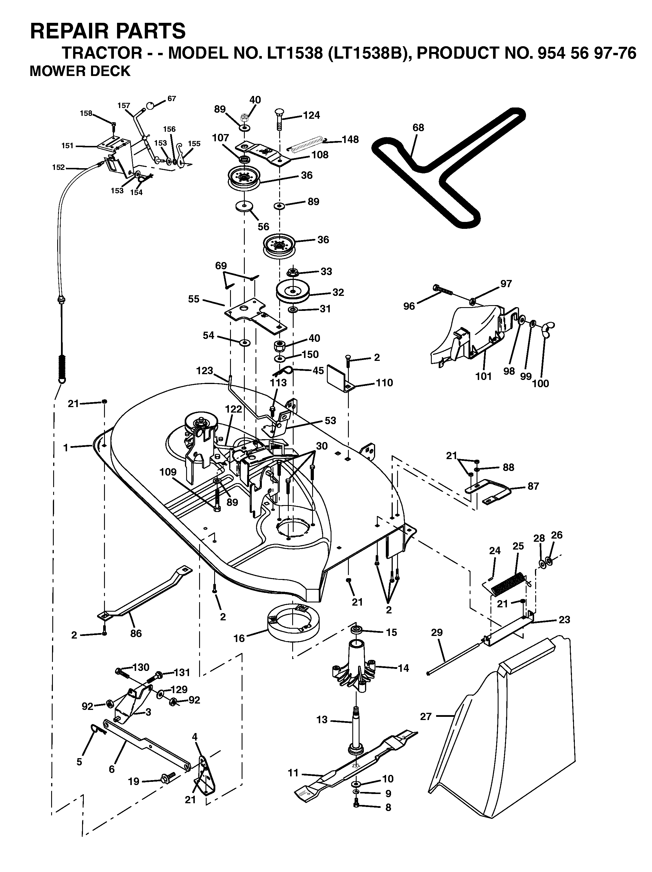 MOWER DECK / CUTTING DECK