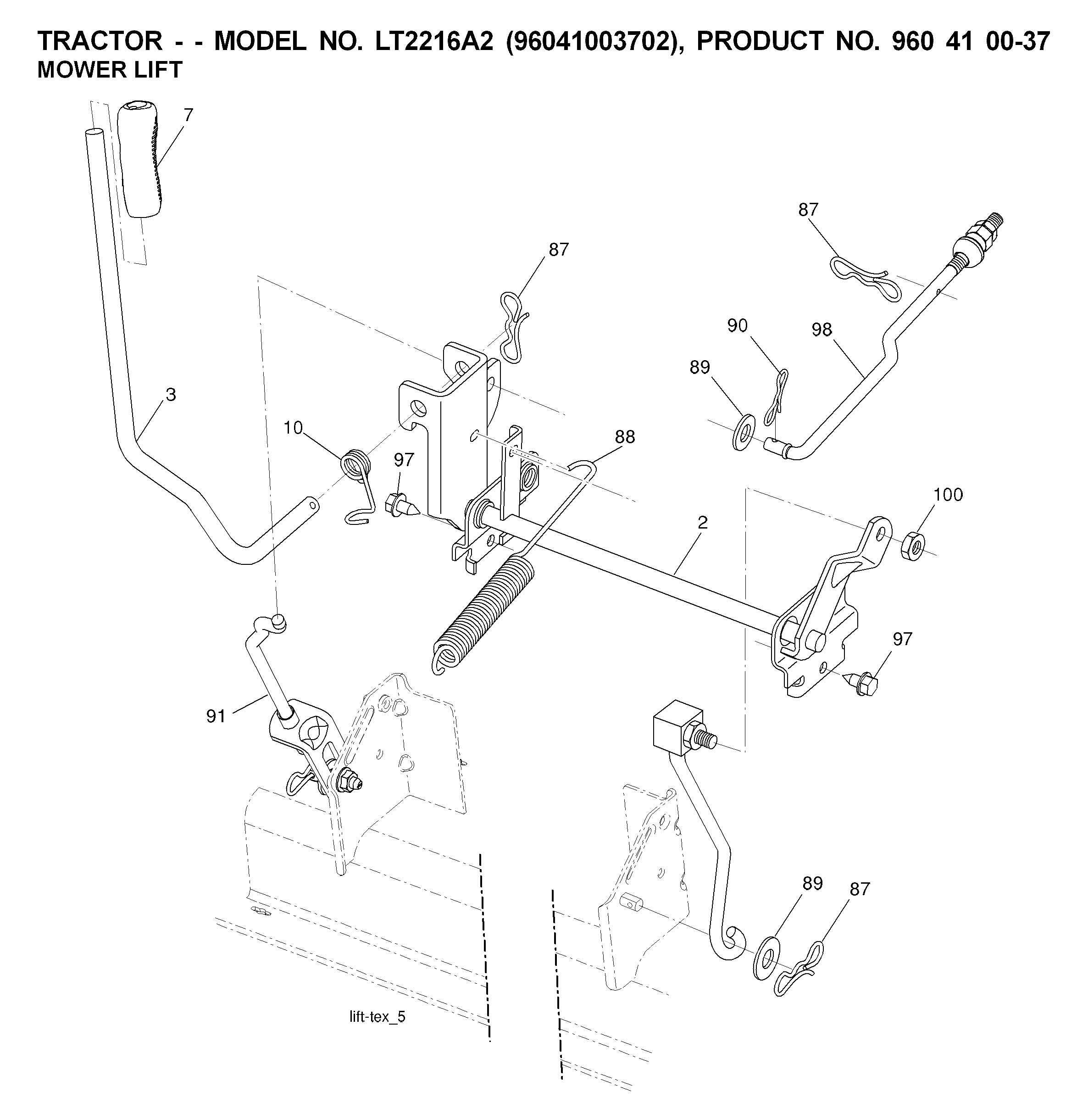 MOWER LIFT / DECK LIFT