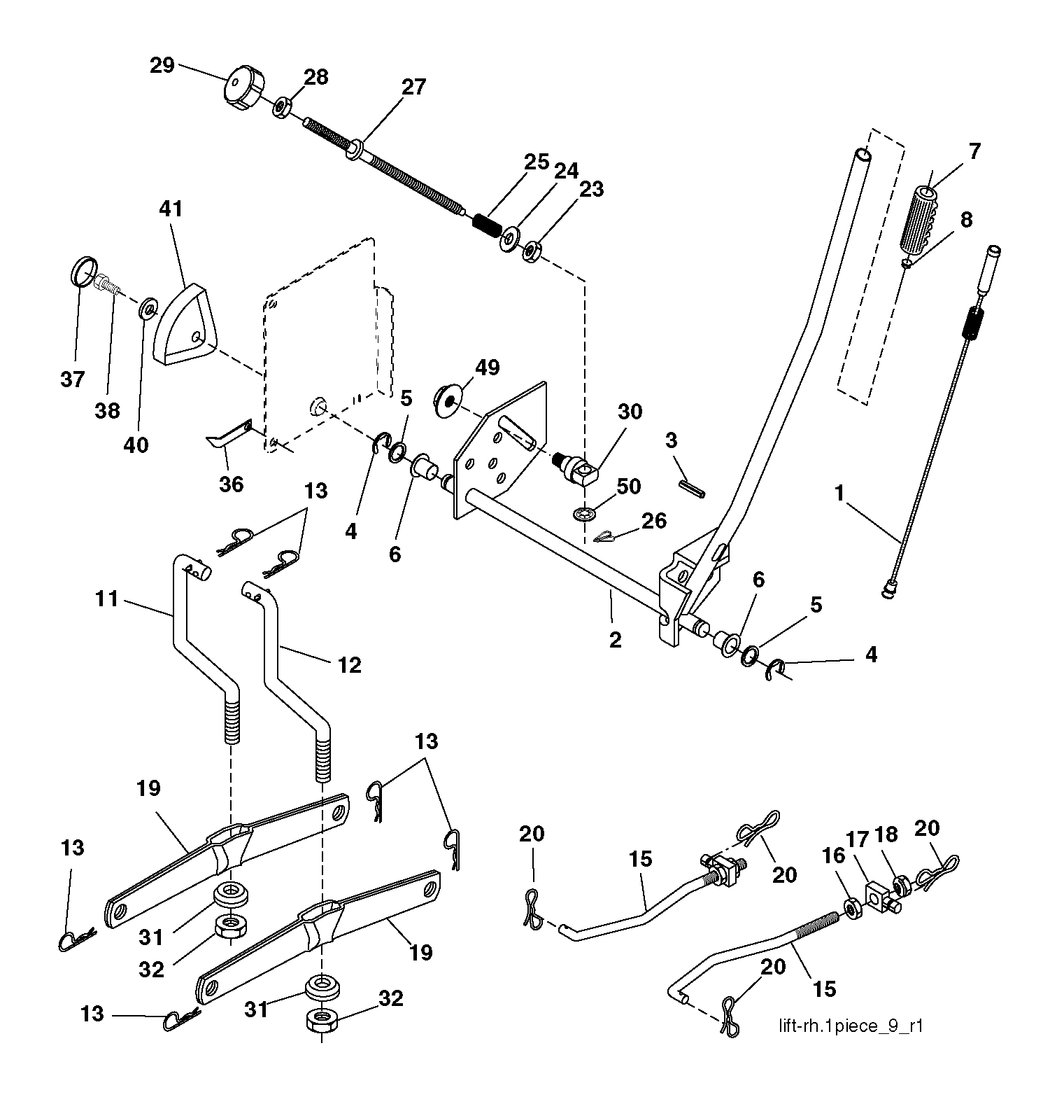 MOWER LIFT / DECK LIFT
