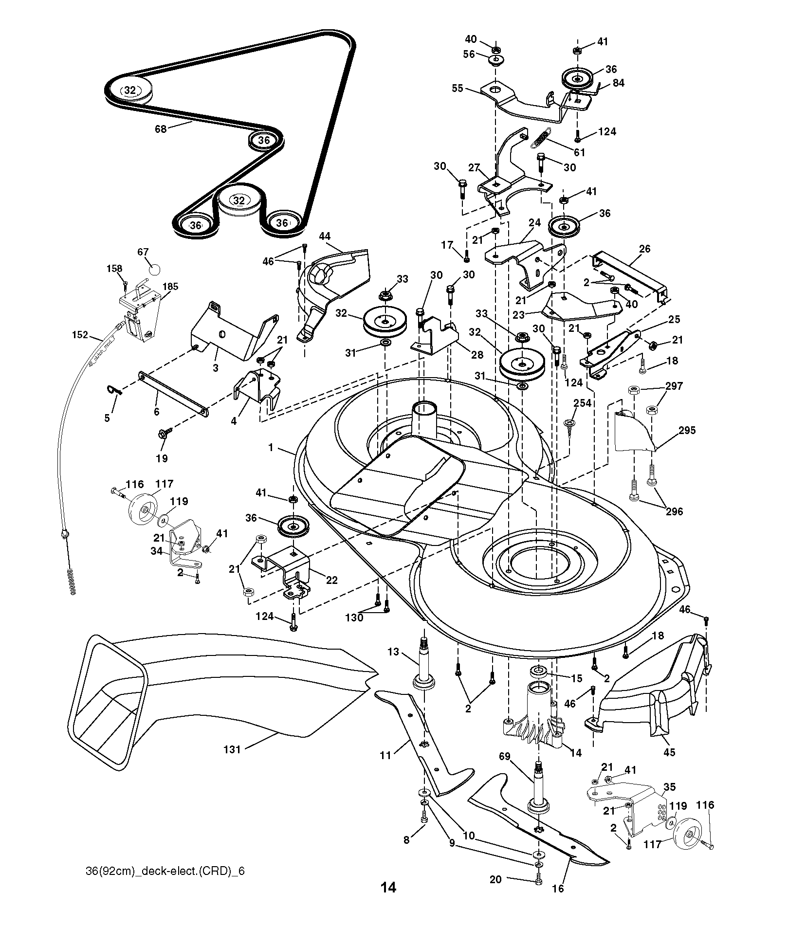 CYLINDER, PISTON & MUFFLER