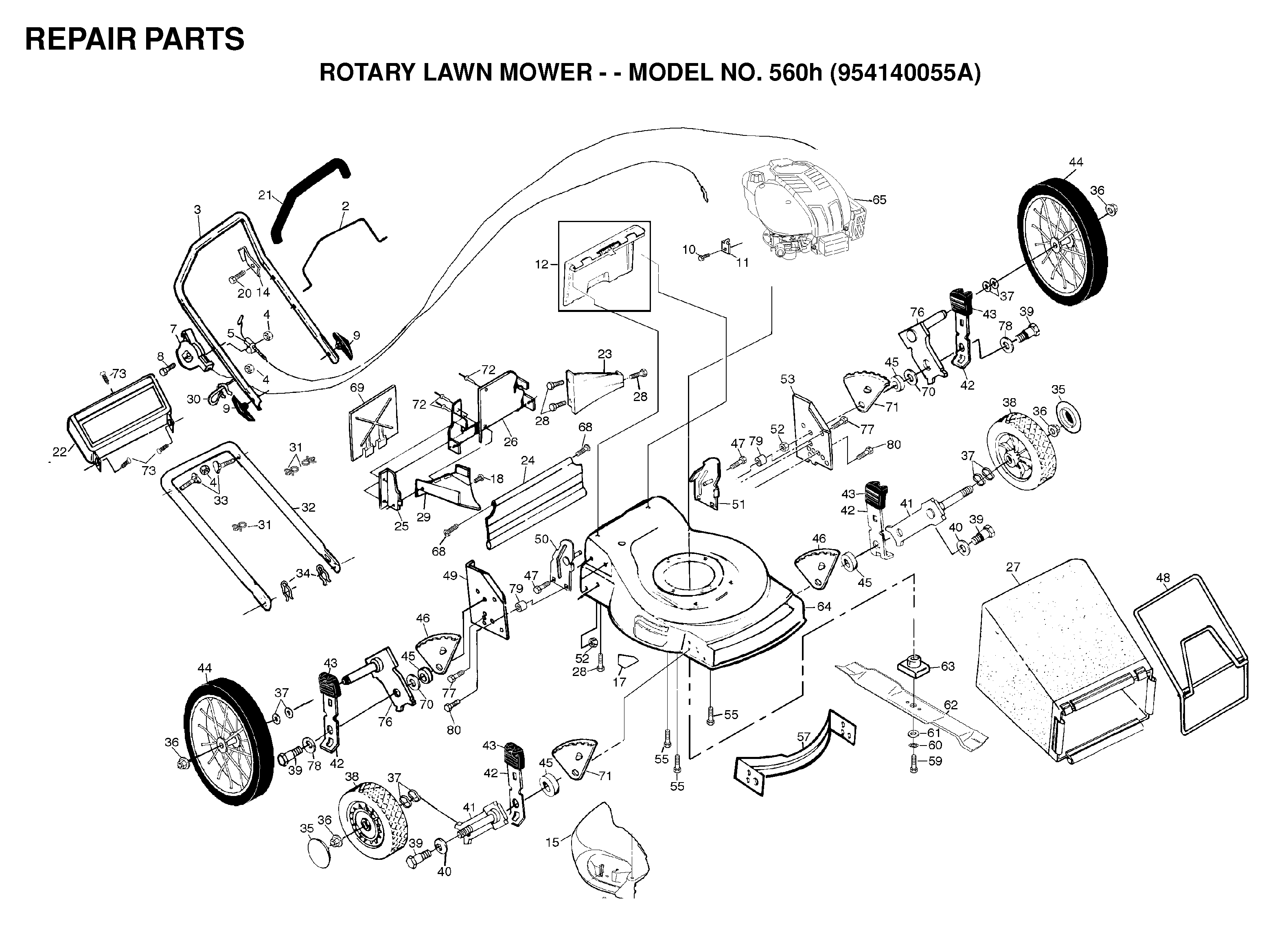 REPAIR PARTS