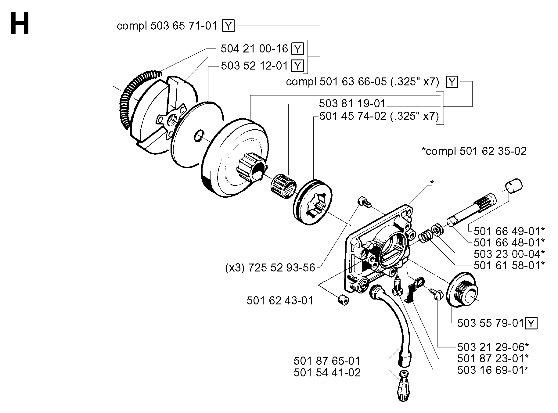 Husqvarna Ride On Mower RIDER 13 BIOCLIP (953520901) Spares