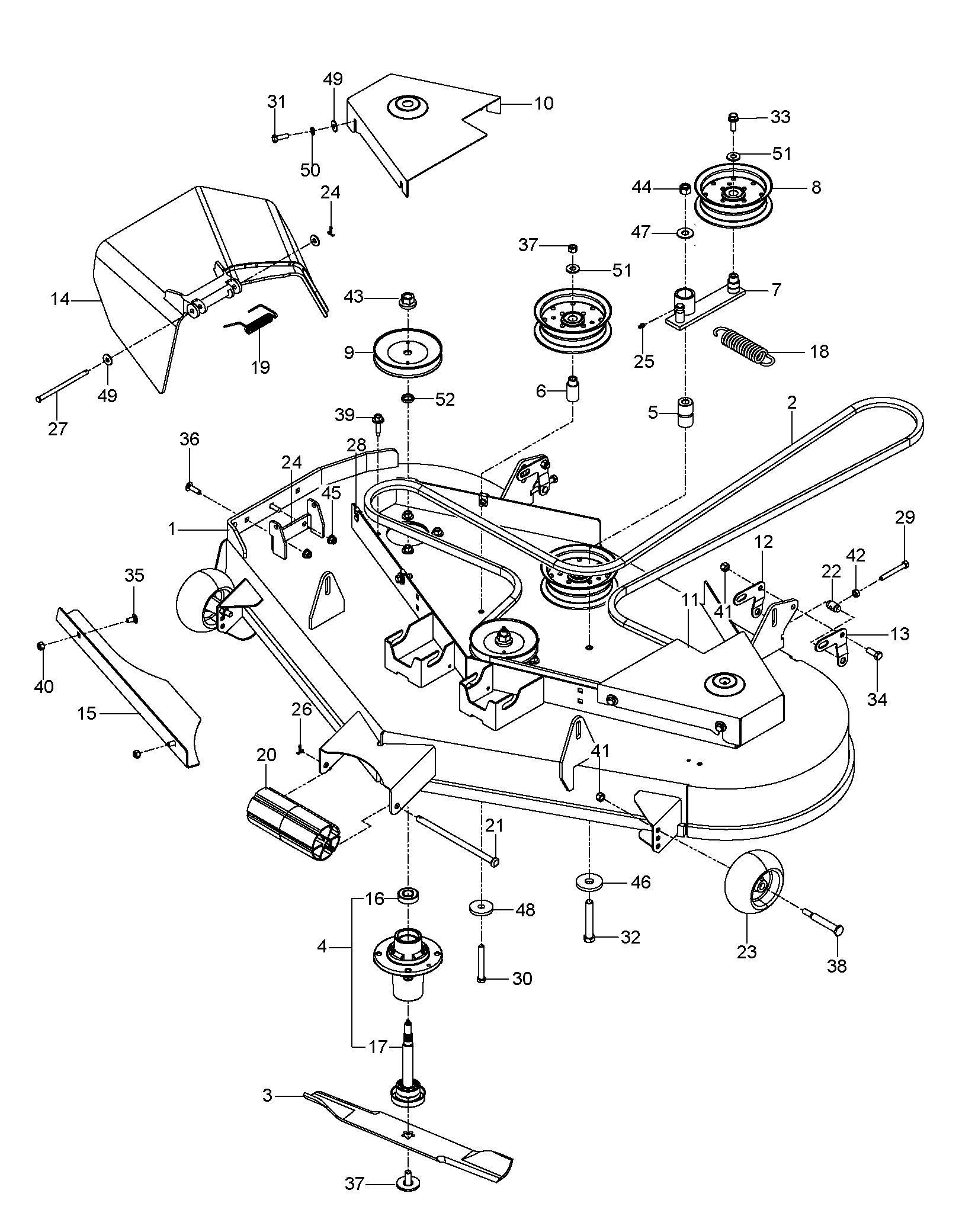 MOWER DECK / CUTTING DECK
