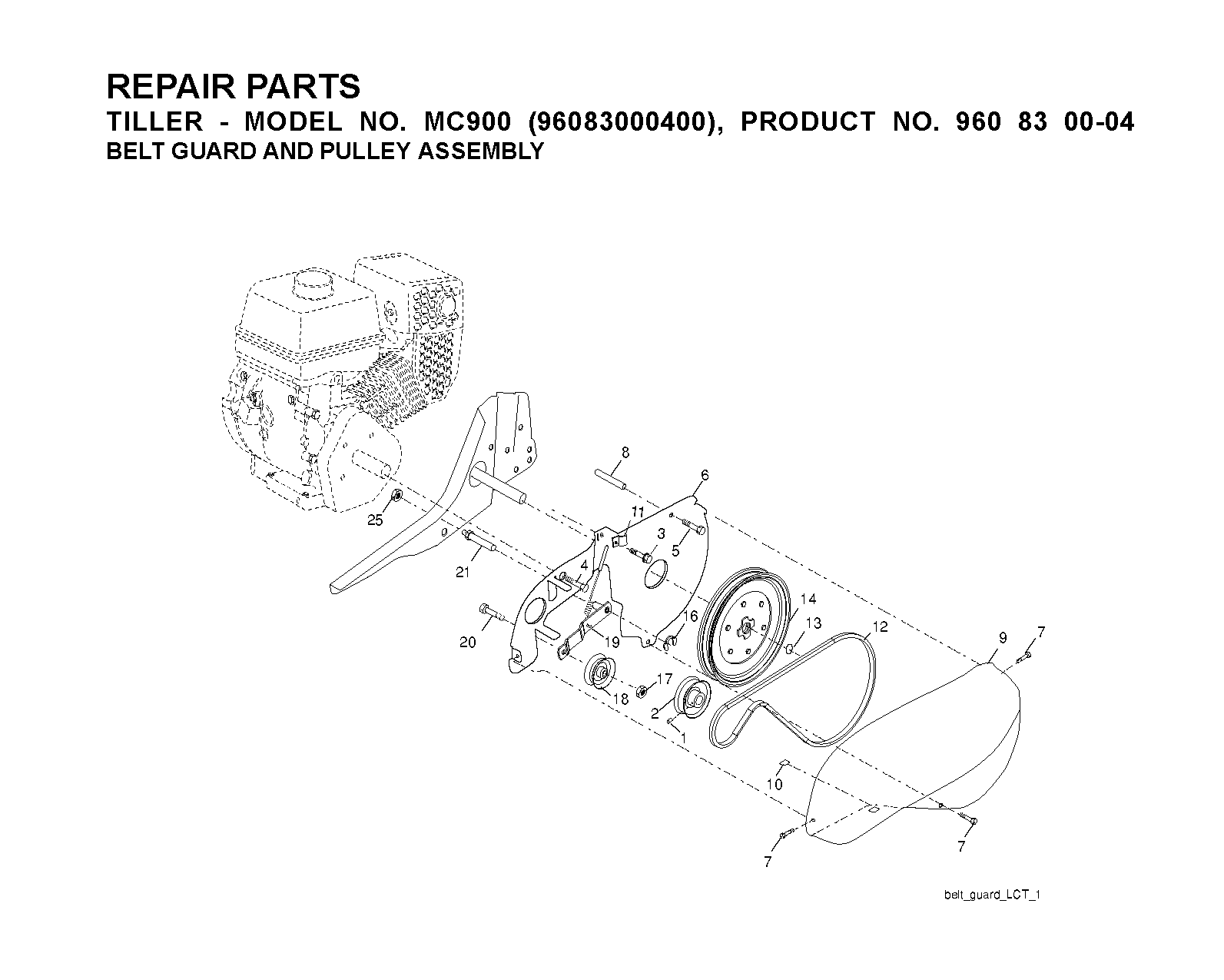BELT GUARD & PULLEY