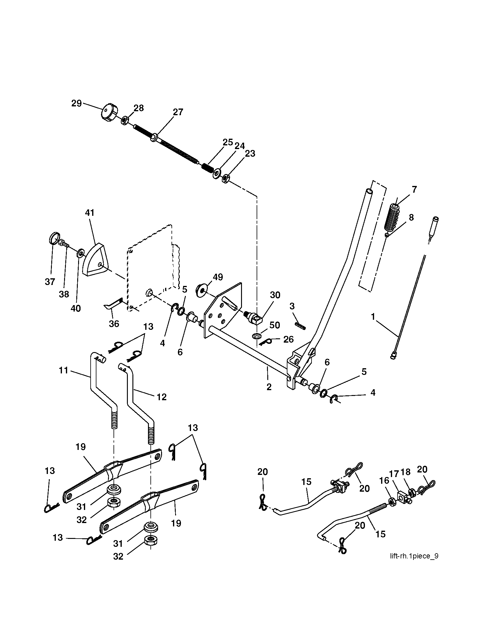 MOWER LIFT / DECK LIFT