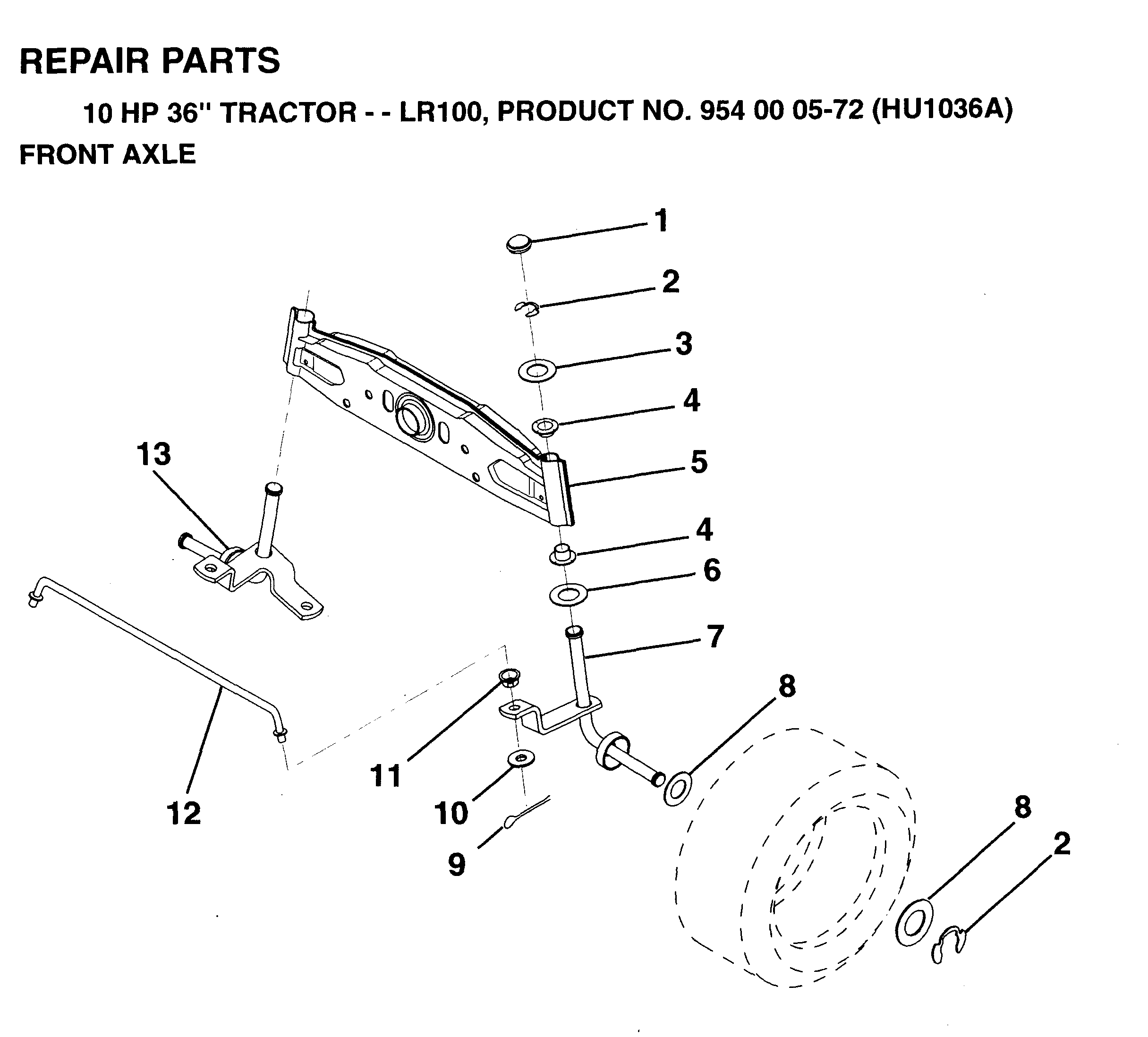 FRONT AXLE 