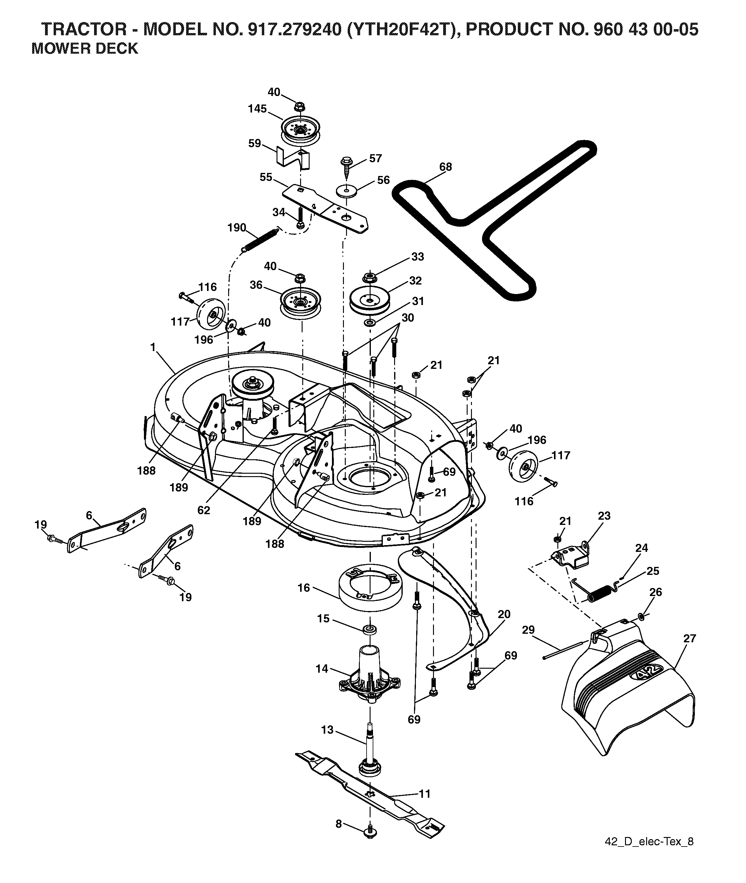 MOWER DECK / CUTTING DECK