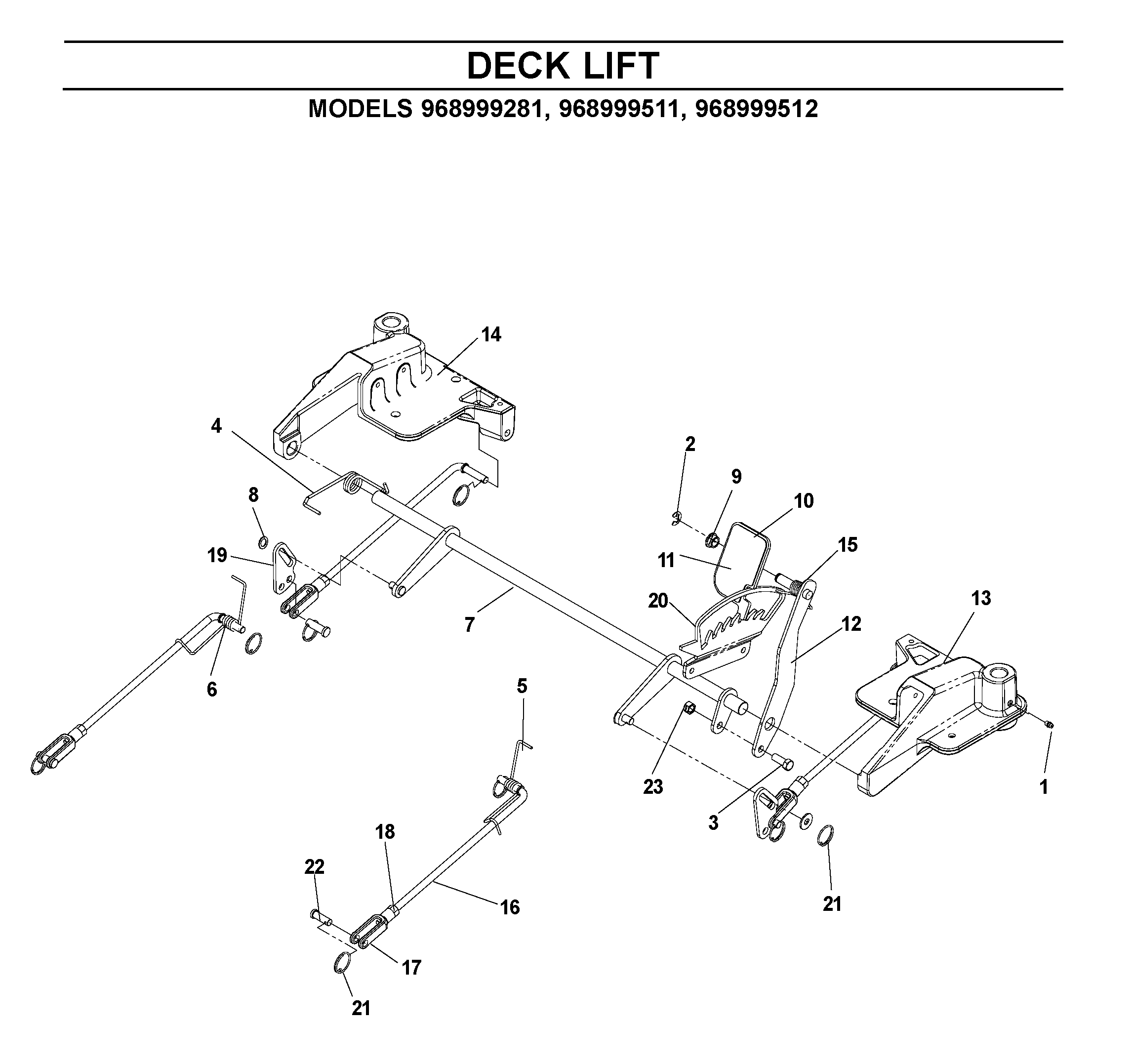 MOWER LIFT / DECK LIFT