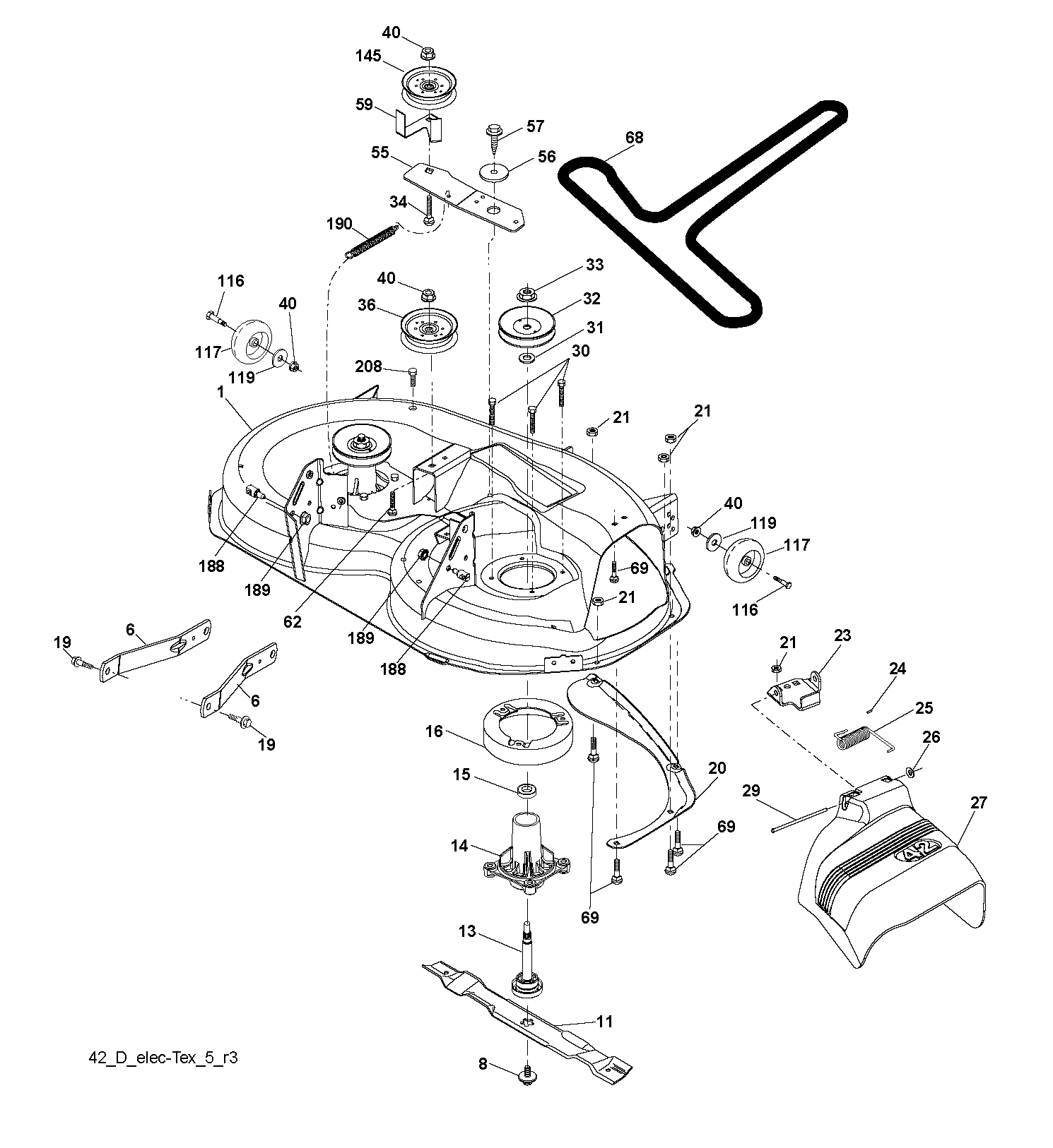 MOWER DECK / CUTTING DECK