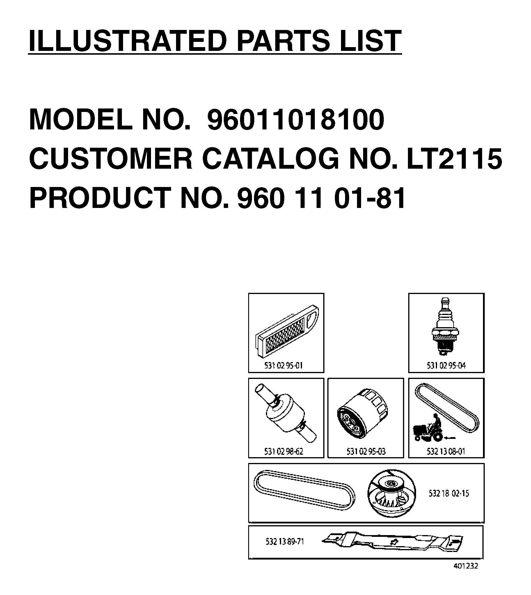 FREQUENTLY USED PARTS