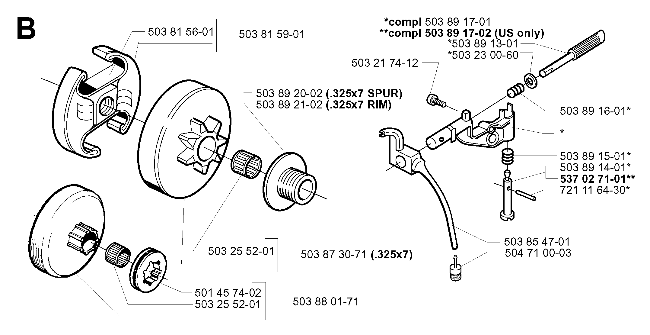 CLUTCH & OIL PUMP