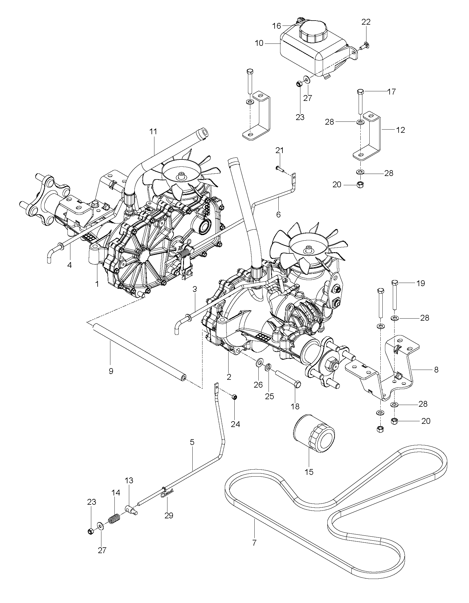 HYDRAULIC PUMP - MOTOR