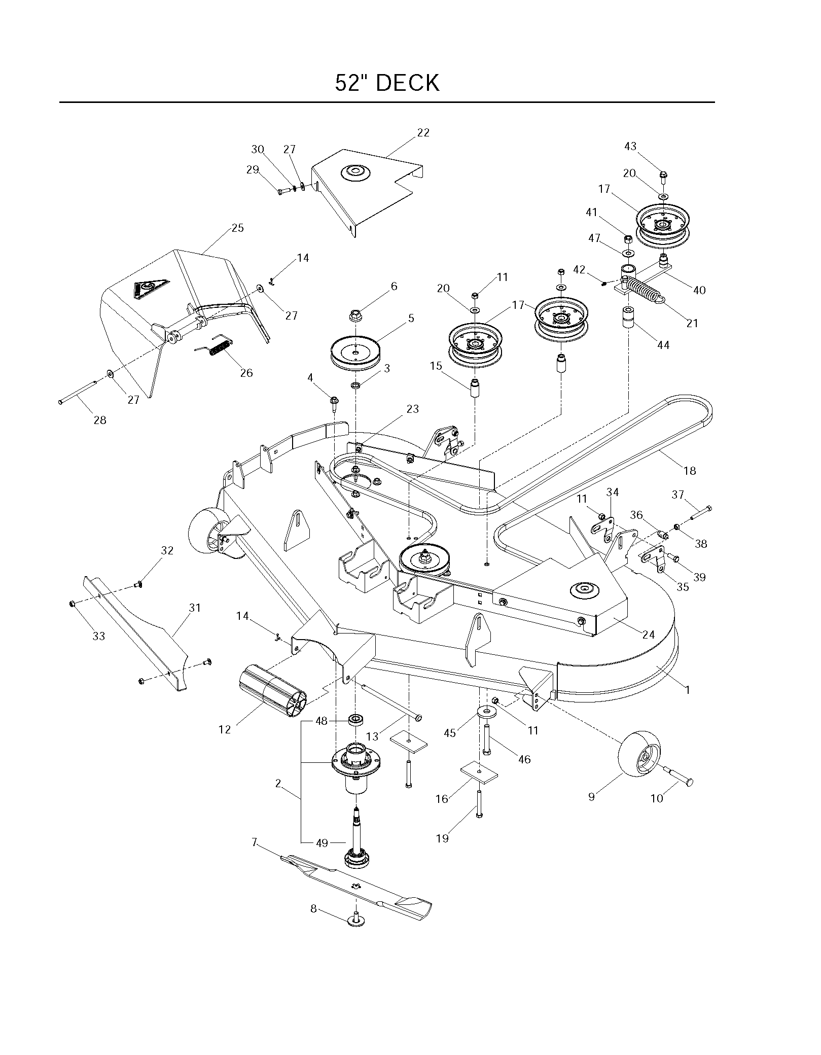 MOWER DECK / CUTTING DECK