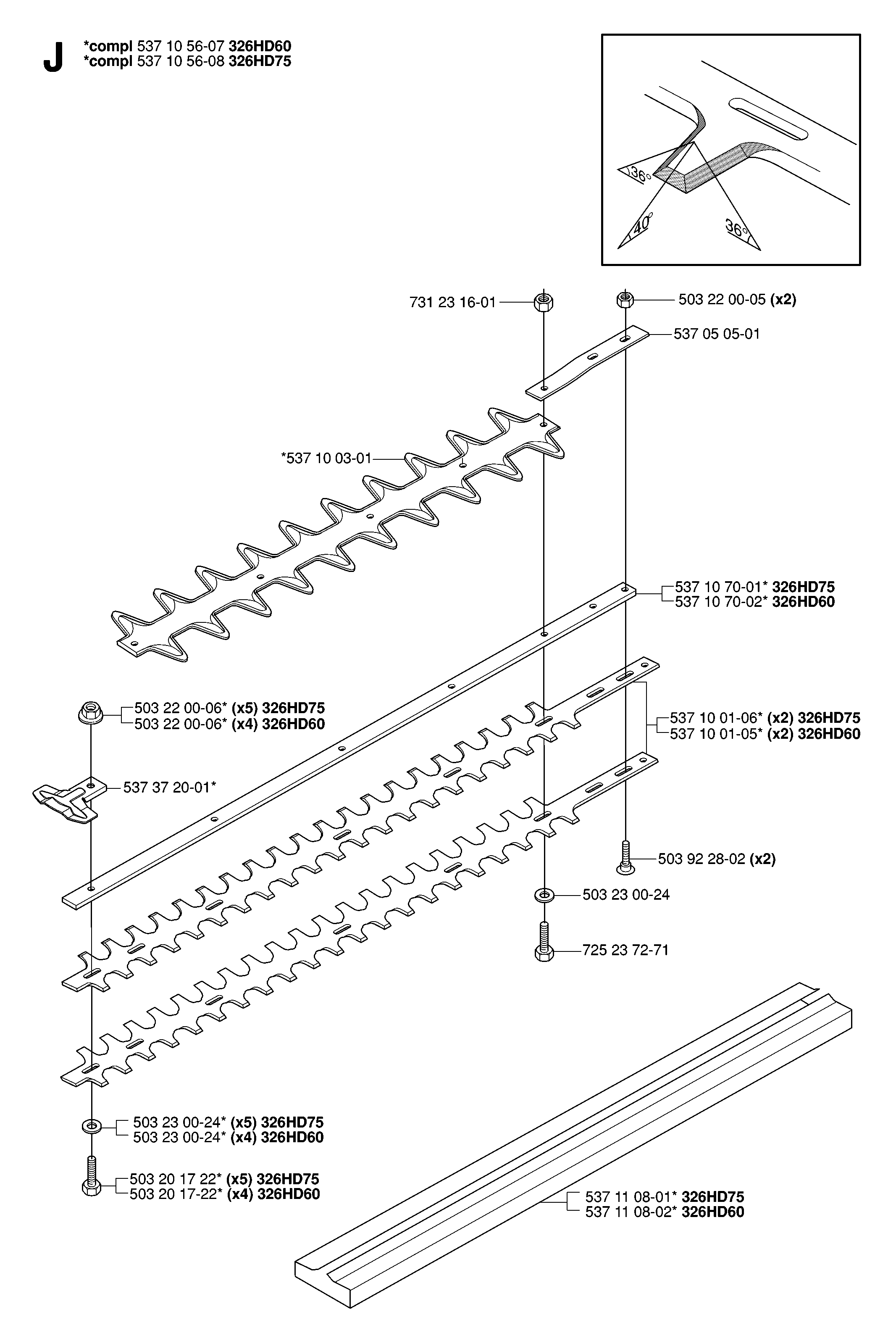 44"/112CM CUTTING DECK