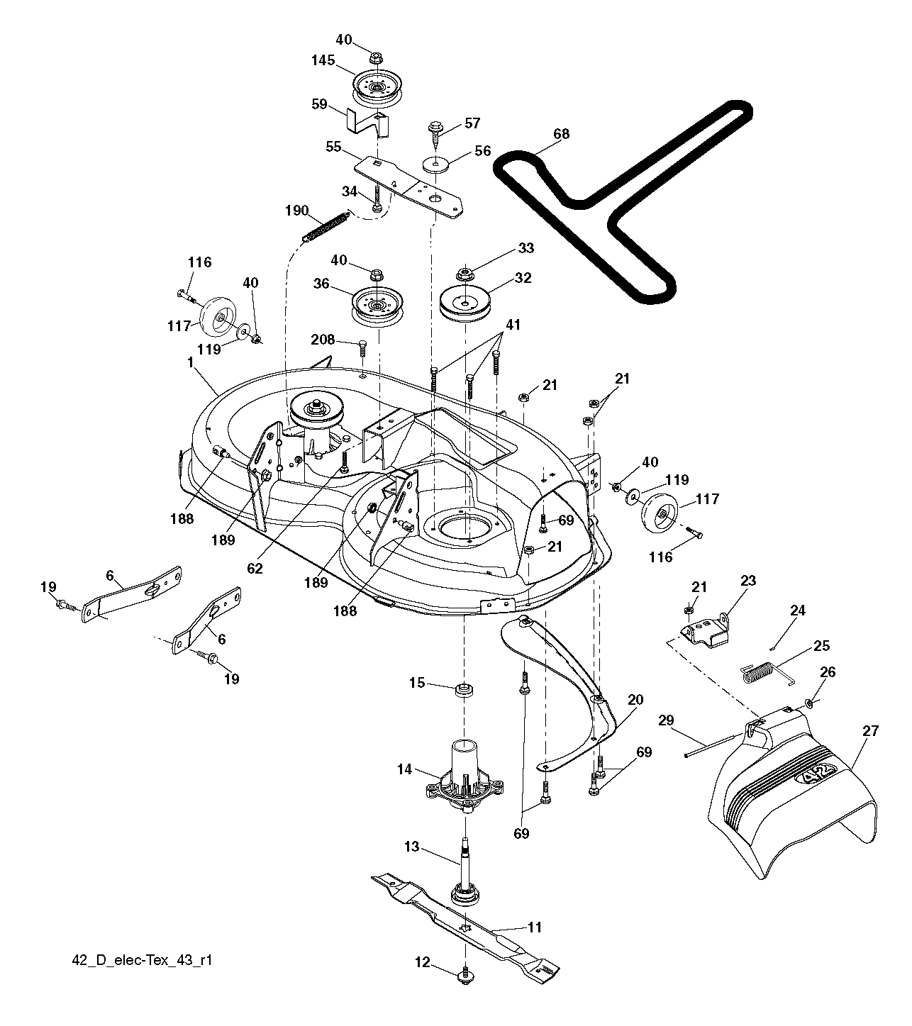 MOWER DECK / CUTTING DECK