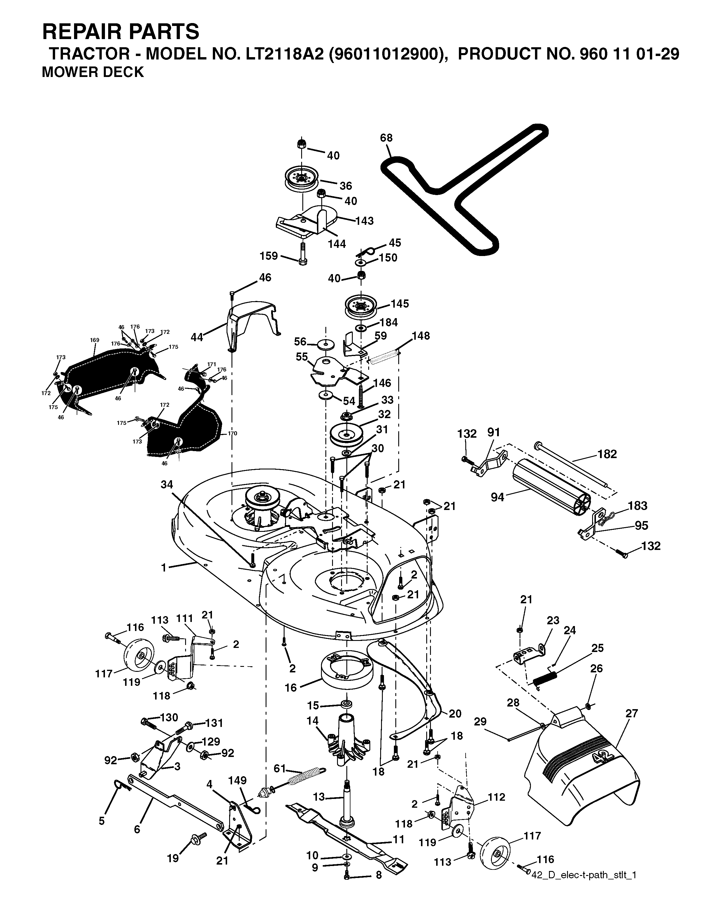 MOWER DECK / CUTTING DECK