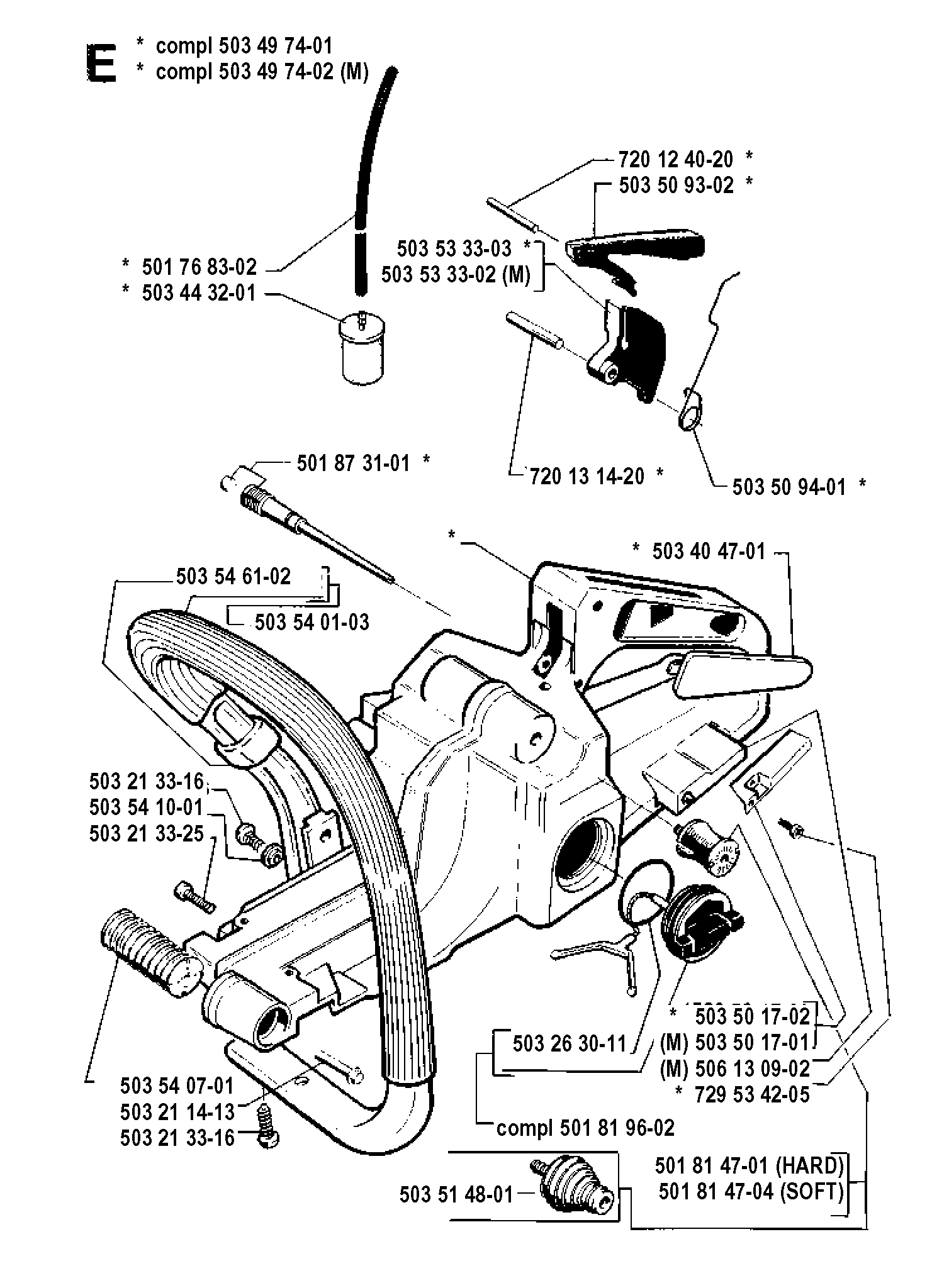 FUEL TANK & HANDLE