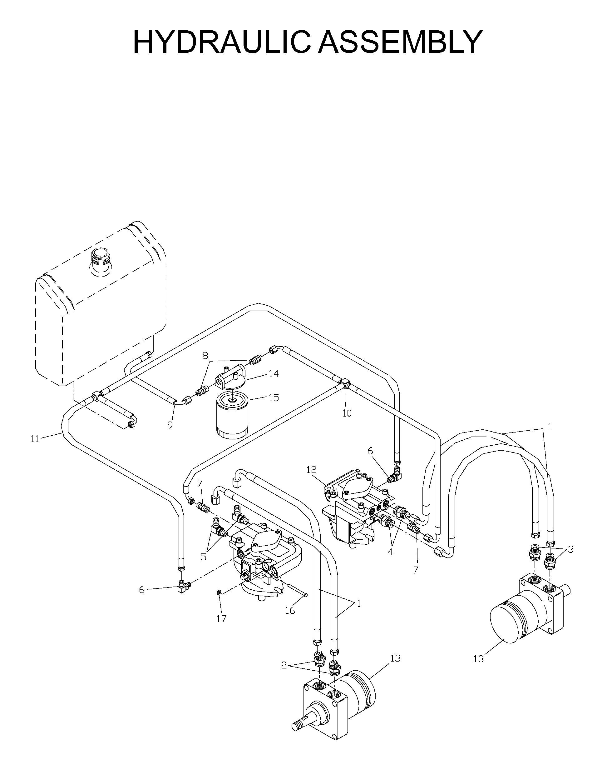 HYDRAULIC PUMP - MOTOR