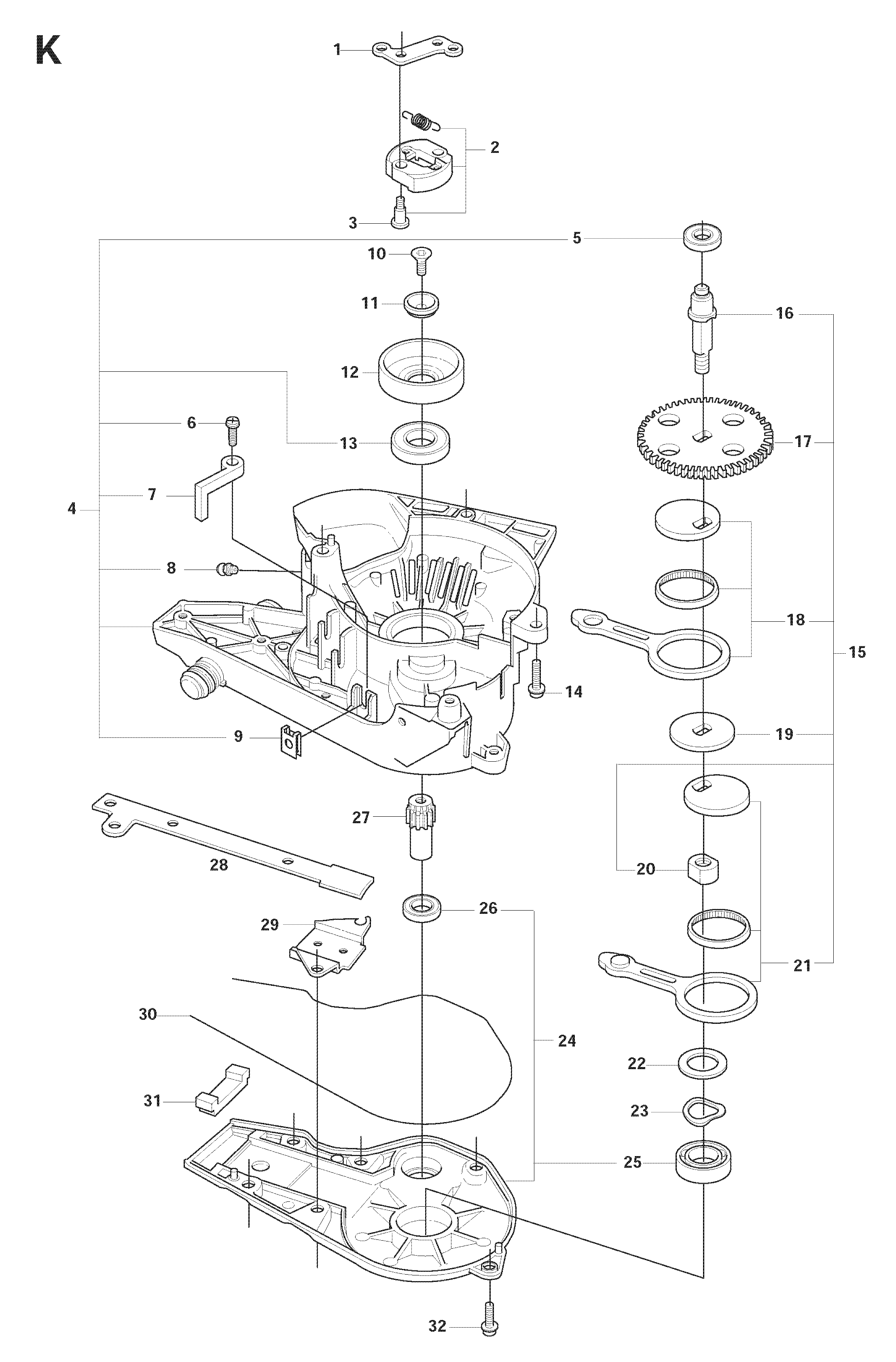 GEAR HOUSING  