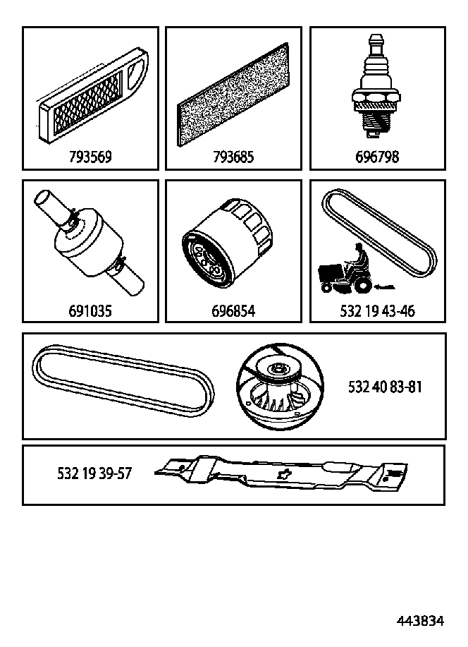 FREQUENTLY USED PARTS