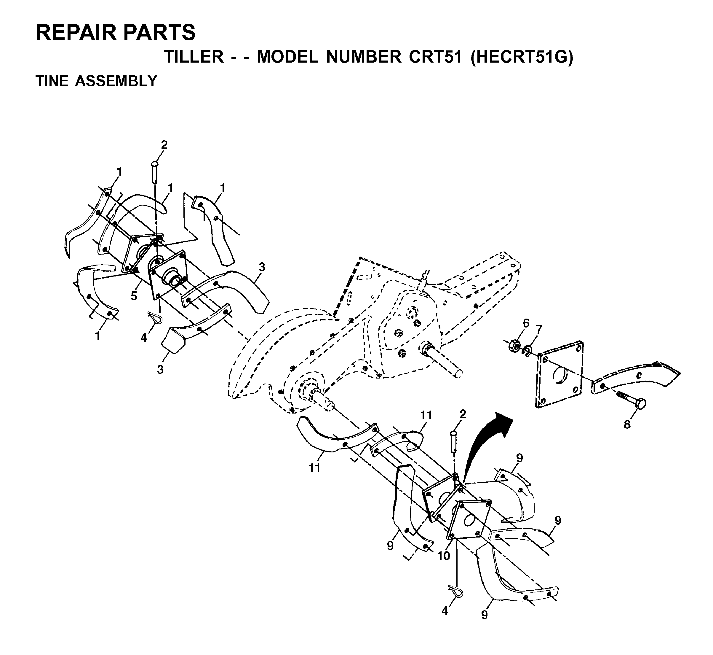 TINE ASSEMBLY