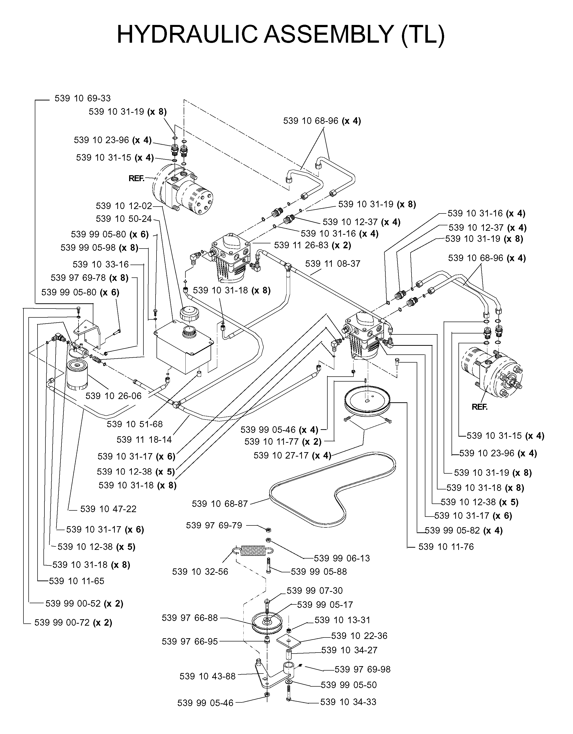 HYDRAULIC PUMP - MOTOR
