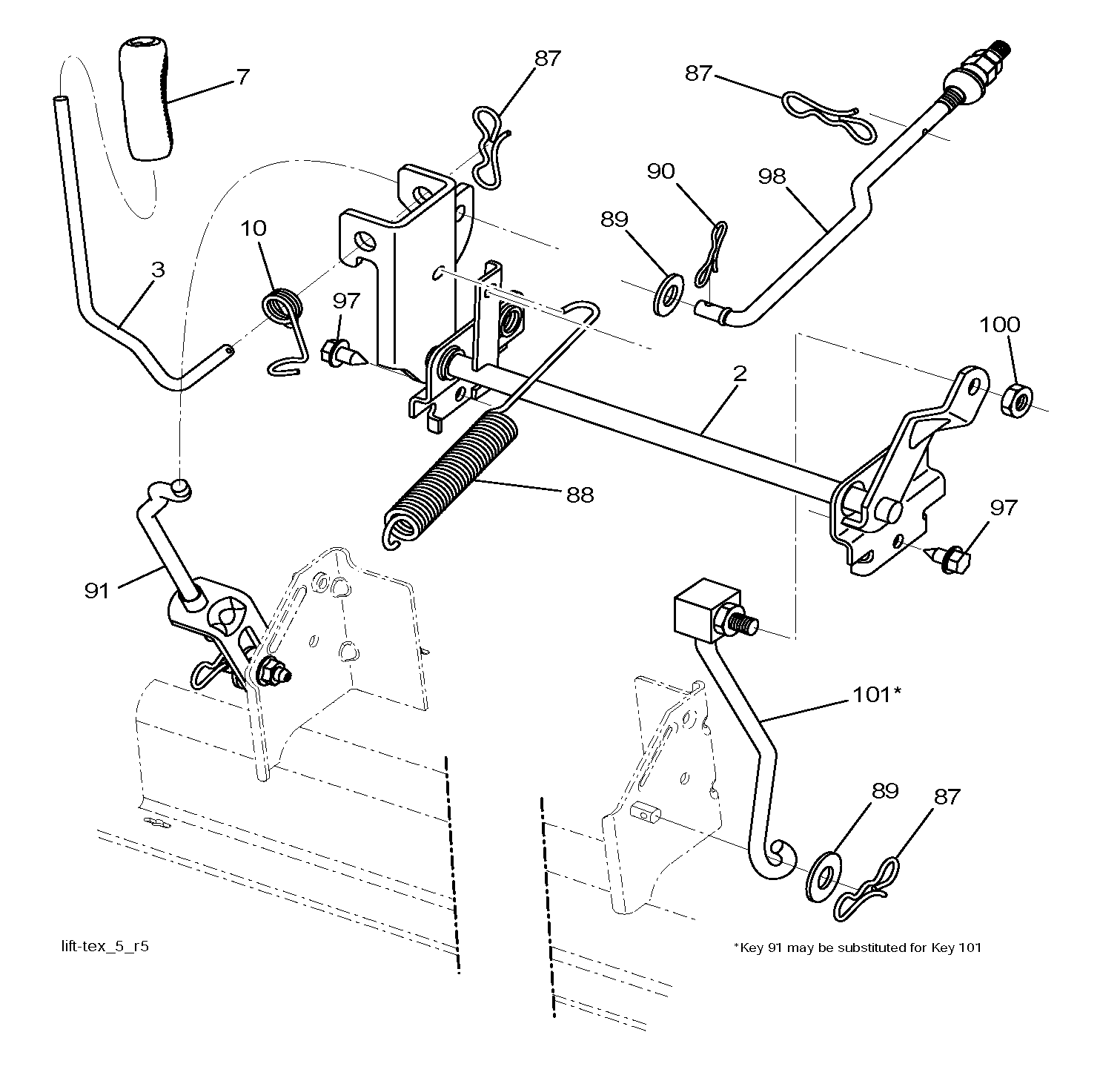 MOWER LIFT / DECK LIFT
