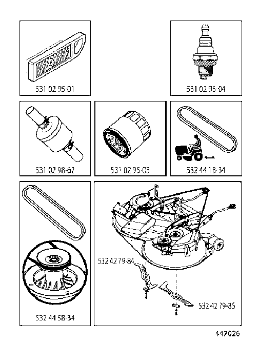 FREQUENTLY USED PARTS