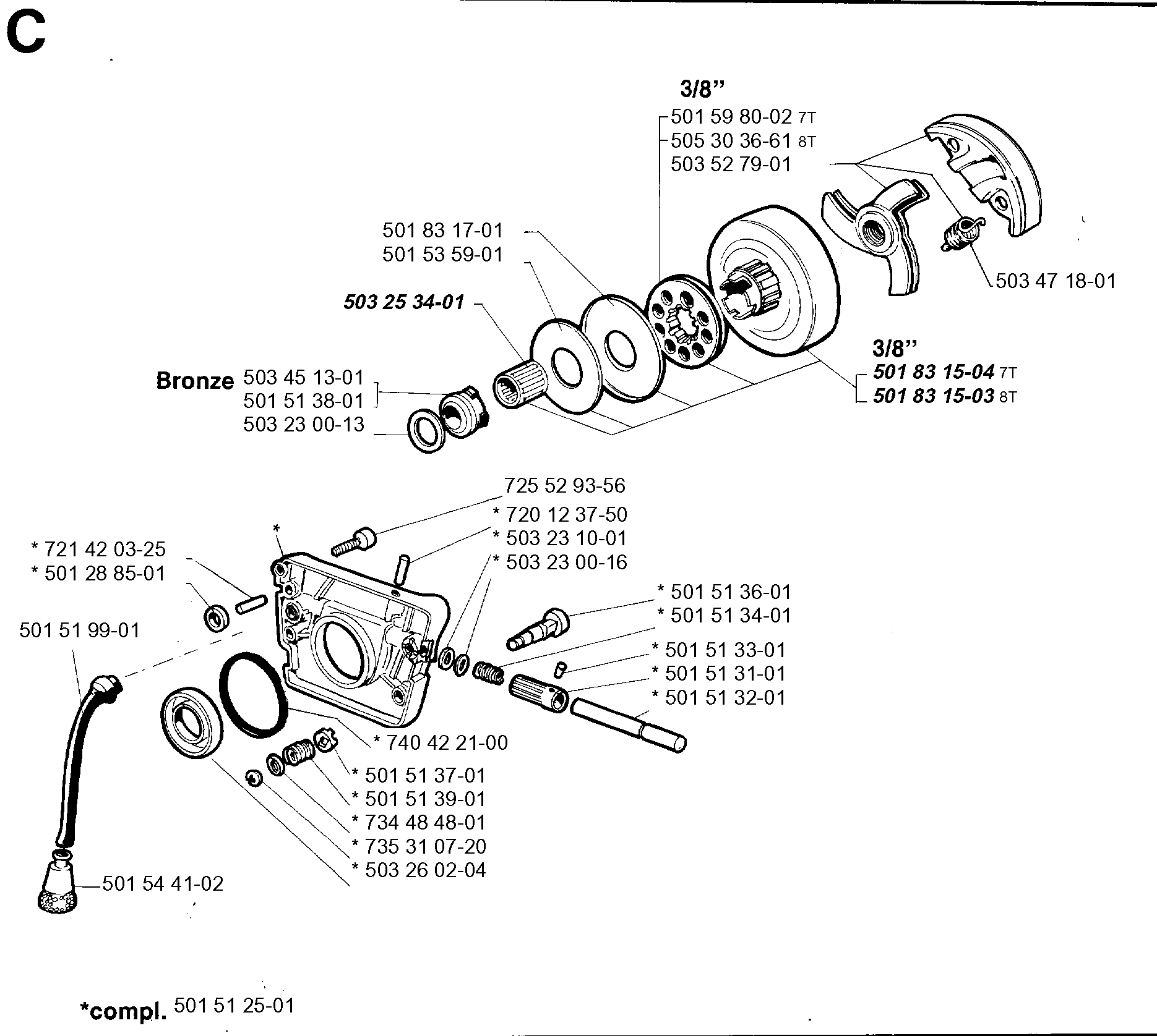 CLUTCH & OIL PUMP